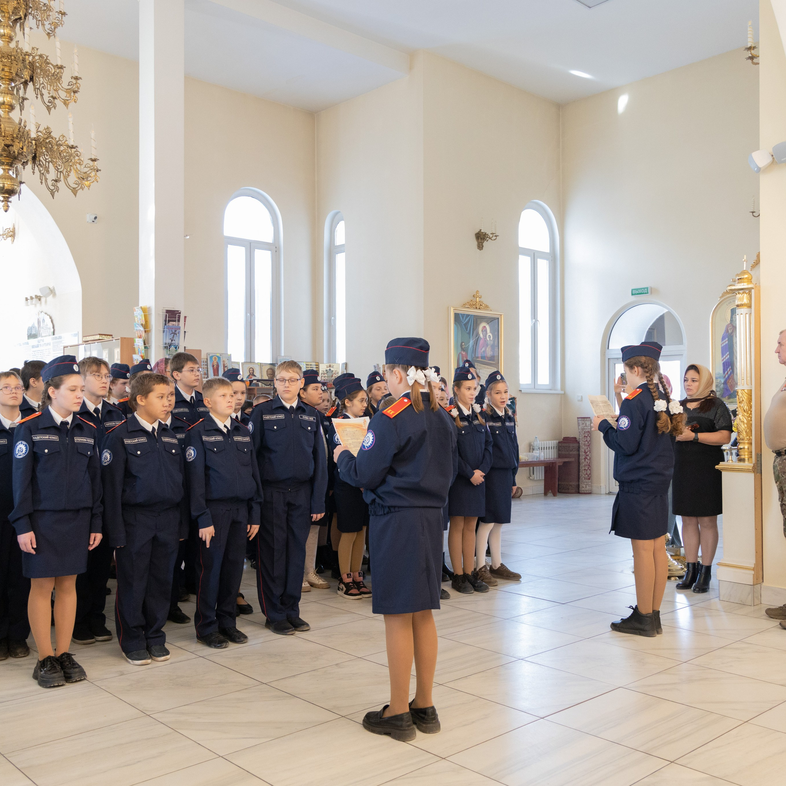 Кадеты. 23.10.2026. Храм Николая Чудотворца. Семейный и детский фотограф в Ульяновске — Лилия Павленкова