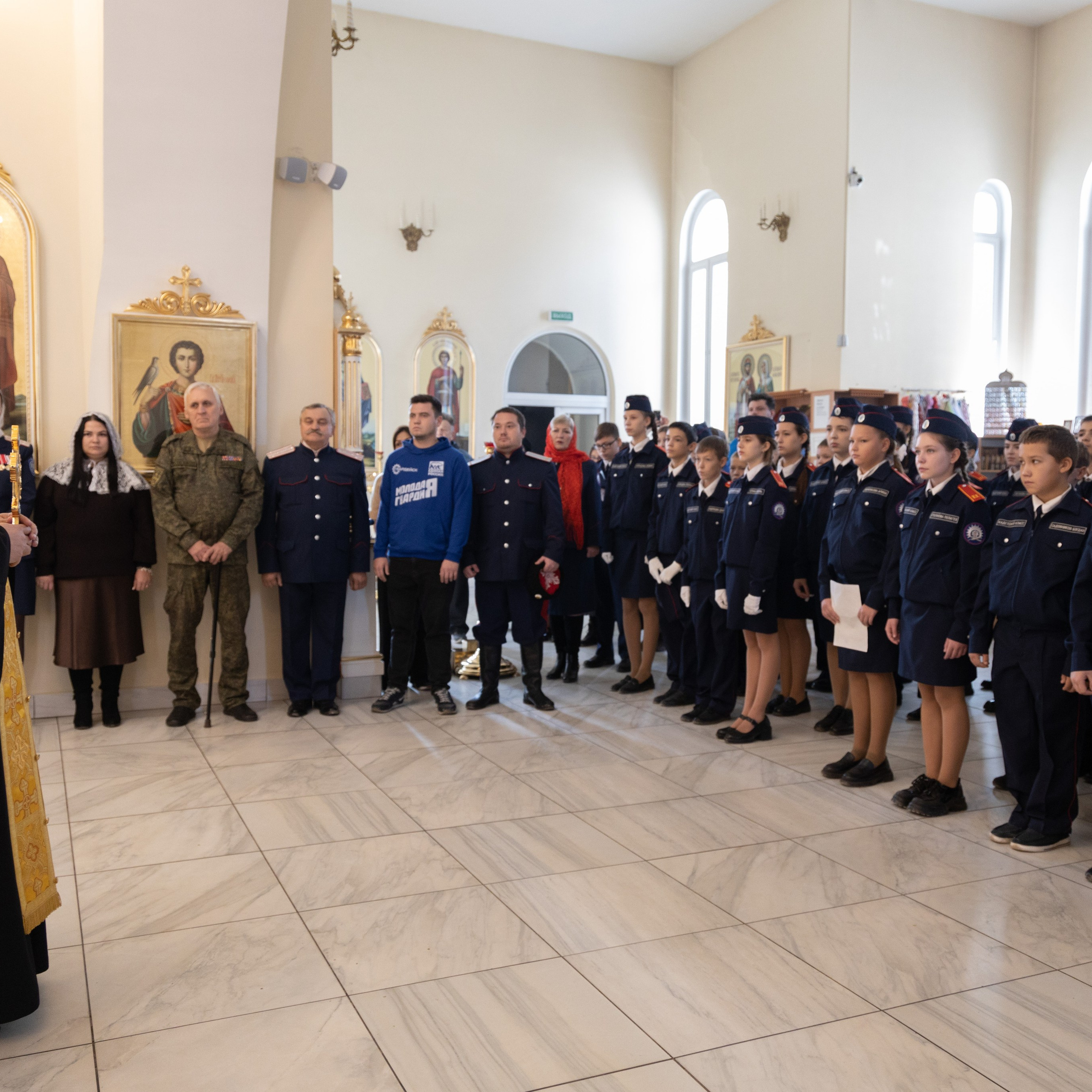 Кадеты. 23.10.2026. Храм Николая Чудотворца. Семейный и детский фотограф в Ульяновске — Лилия Павленкова