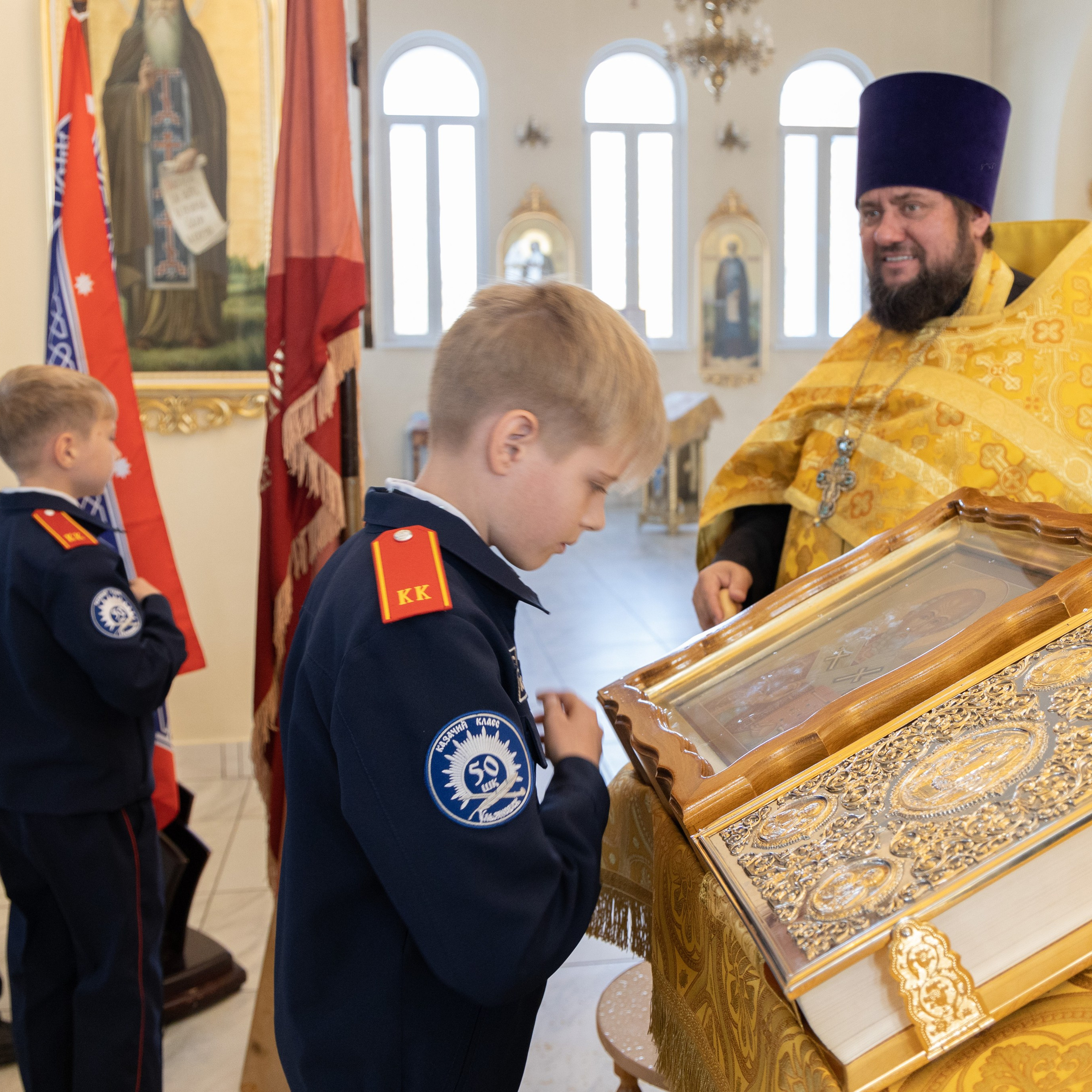 Кадеты. 23.10.2026. Храм Николая Чудотворца. Семейный и детский фотограф в Ульяновске — Лилия Павленкова
