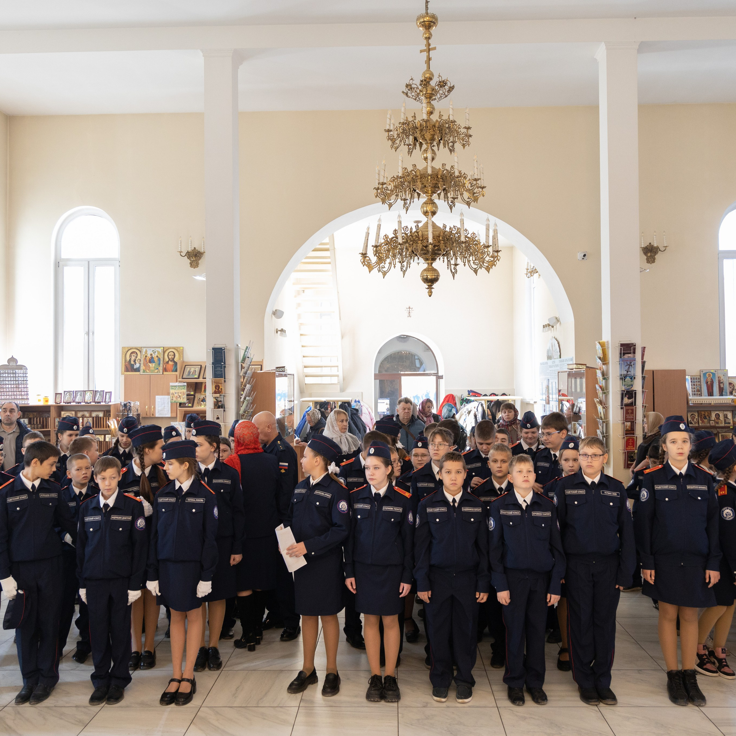 Кадеты. 23.10.2026. Храм Николая Чудотворца. Семейный и детский фотограф в Ульяновске — Лилия Павленкова