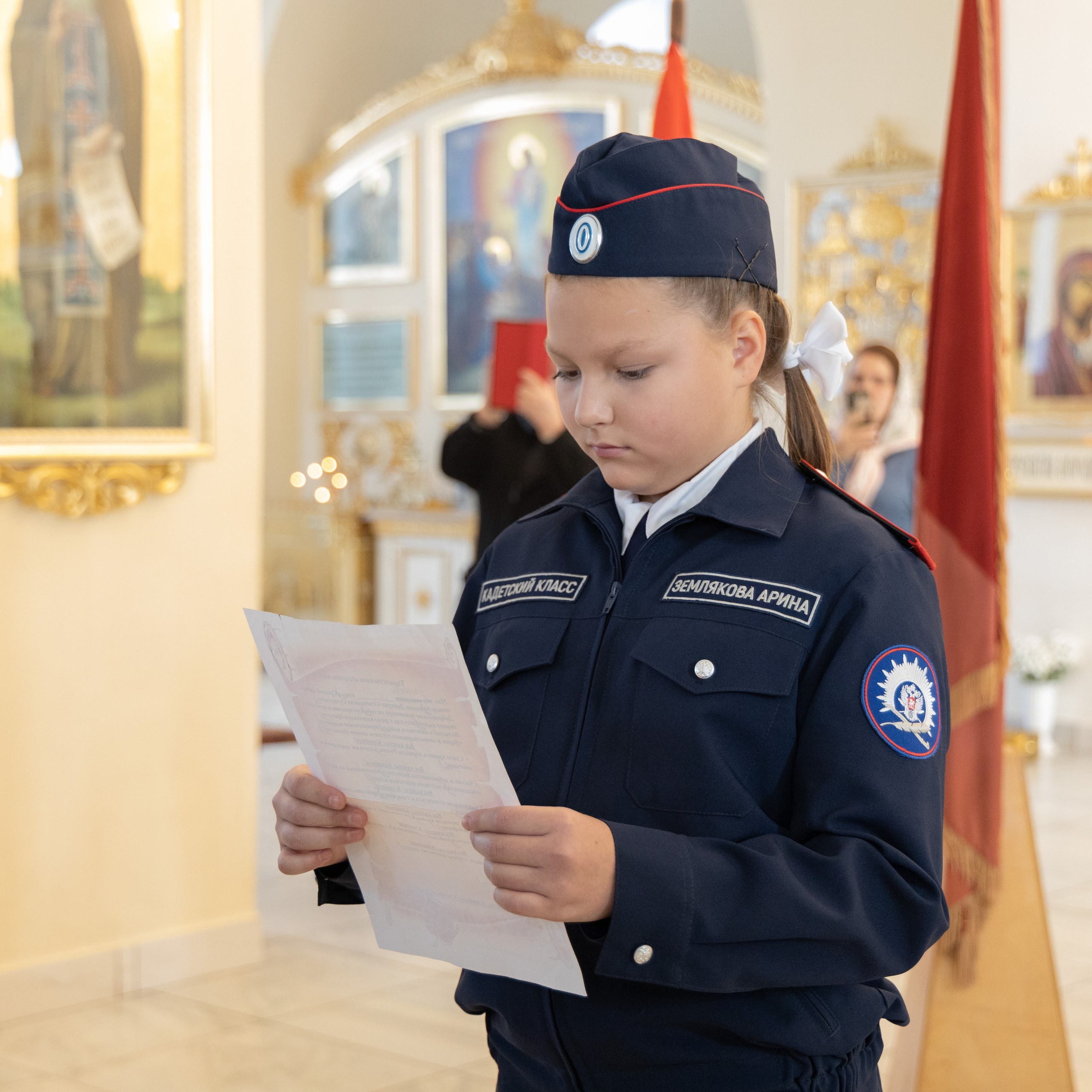 Кадеты. 23.10.2026. Храм Николая Чудотворца. Семейный и детский фотограф в Ульяновске — Лилия Павленкова