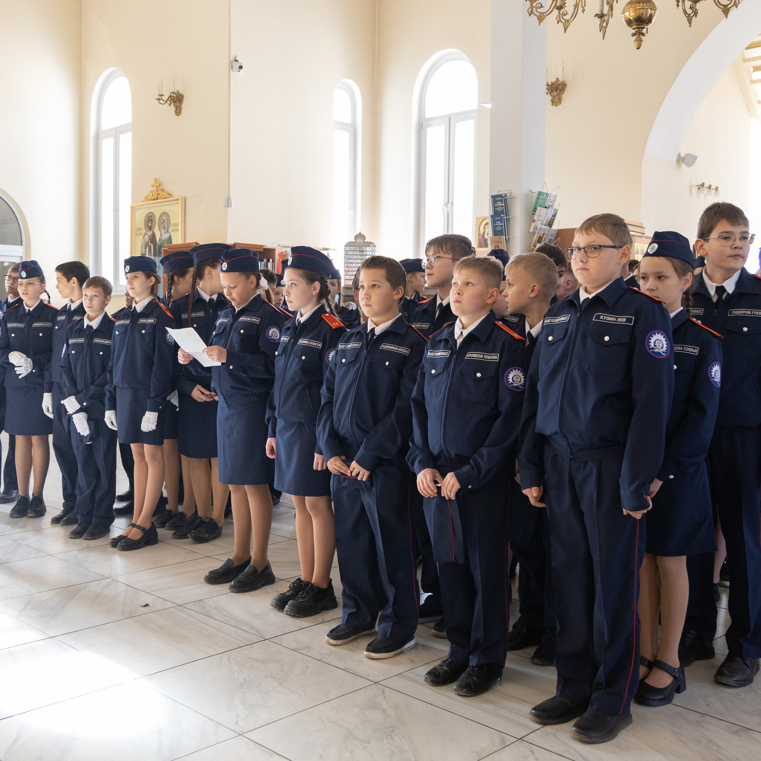 Кадеты. 23.10.2026. Храм Николая Чудотворца. Семейный и детский фотограф в Ульяновске — Лилия Павленкова
