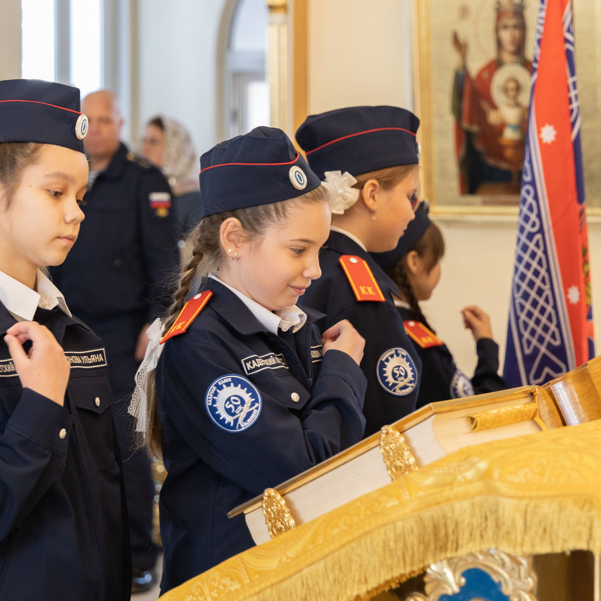Кадеты. 23.10.2026. Храм Николая Чудотворца. Семейный и детский фотограф в Ульяновске — Лилия Павленкова