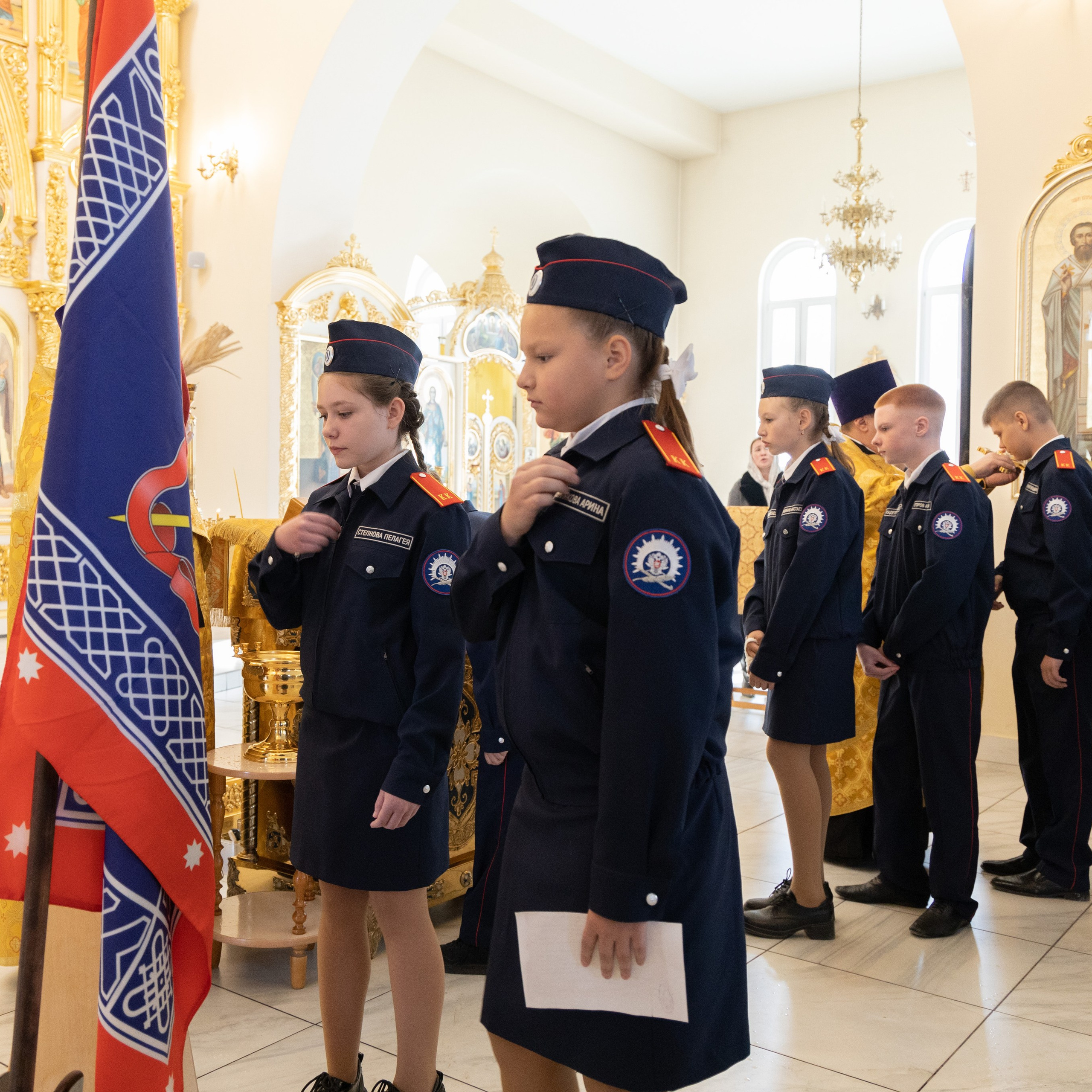 Кадеты. 23.10.2026. Храм Николая Чудотворца. Семейный и детский фотограф в Ульяновске — Лилия Павленкова