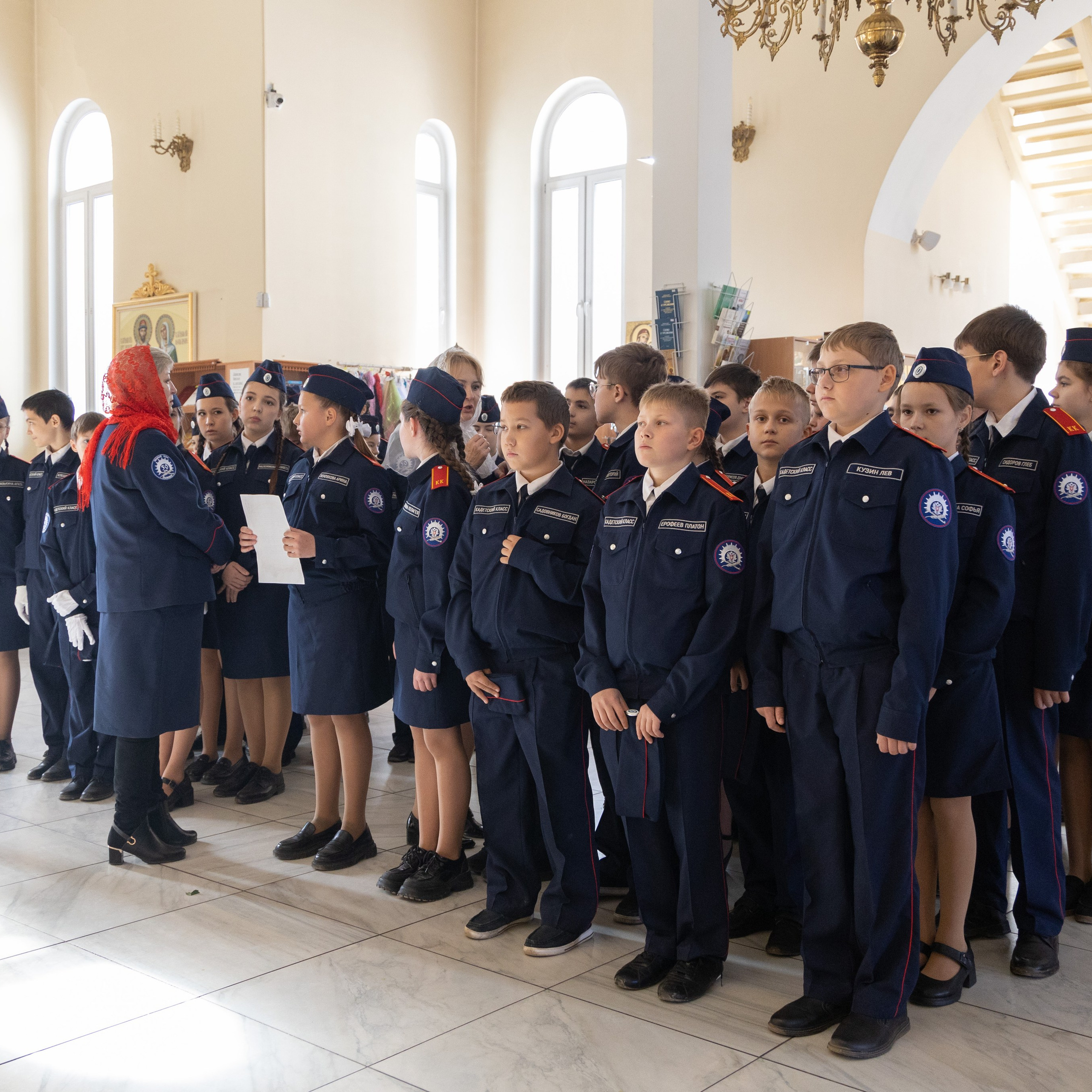 Кадеты. 23.10.2026. Храм Николая Чудотворца. Семейный и детский фотограф в Ульяновске — Лилия Павленкова