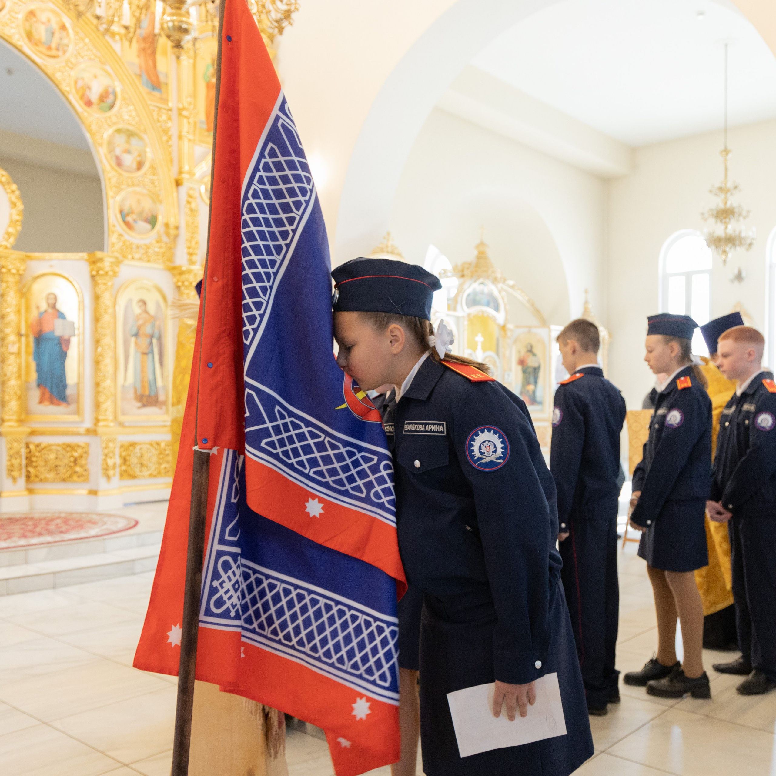Кадеты. 23.10.2026. Храм Николая Чудотворца. Семейный и детский фотограф в Ульяновске — Лилия Павленкова