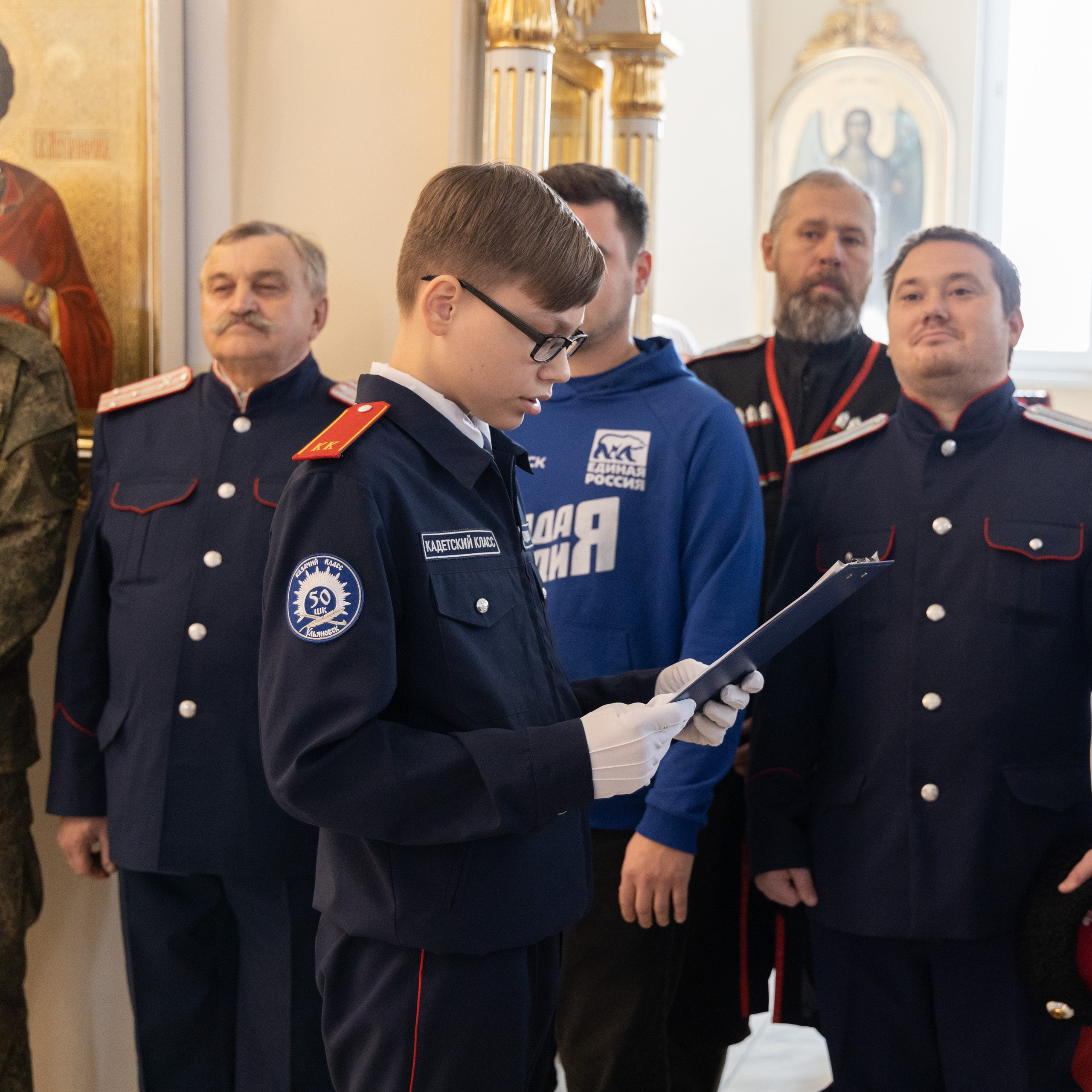Кадеты. 23.10.2026. Храм Николая Чудотворца. Семейный и детский фотограф в Ульяновске — Лилия Павленкова