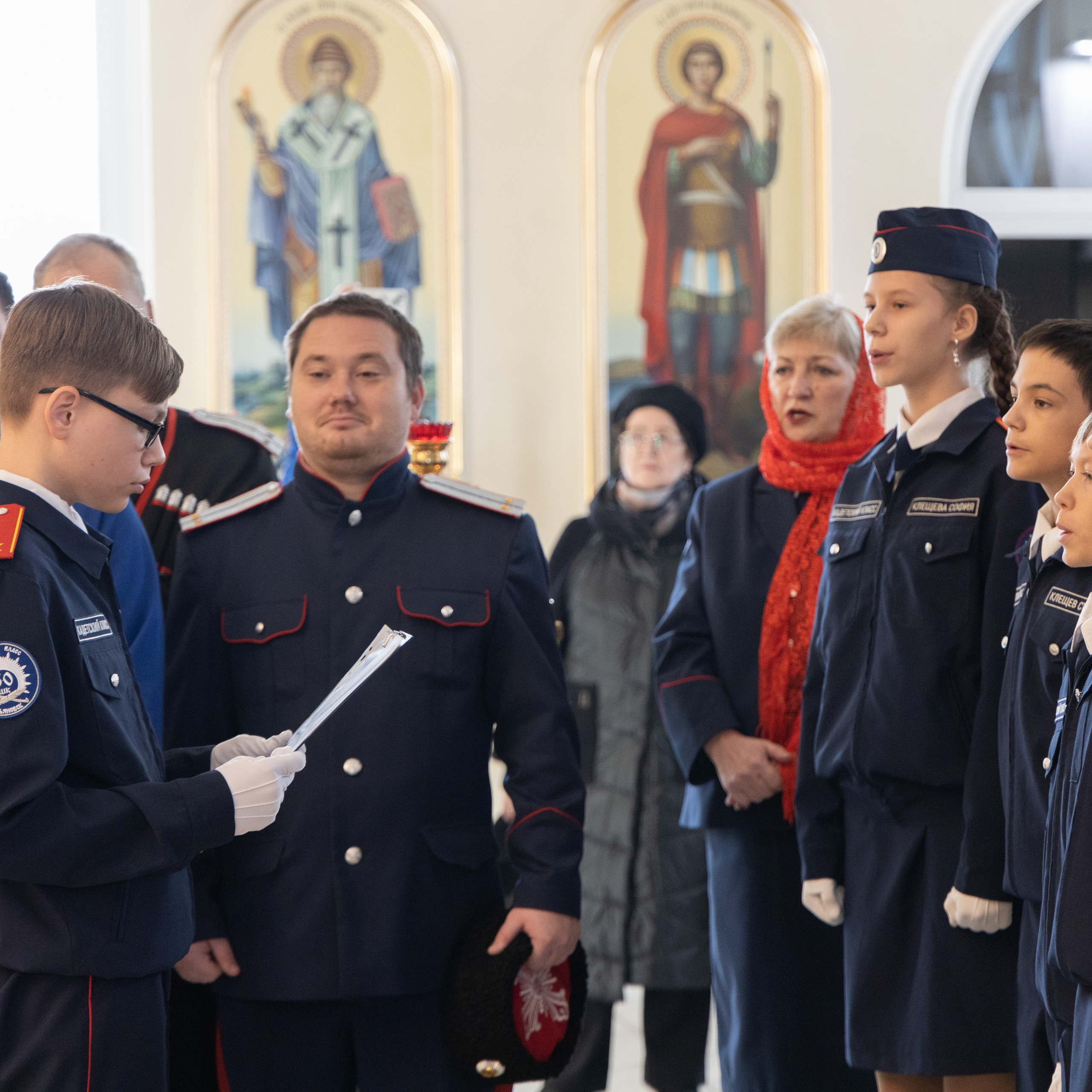 Кадеты. 23.10.2026. Храм Николая Чудотворца. Семейный и детский фотограф в Ульяновске — Лилия Павленкова