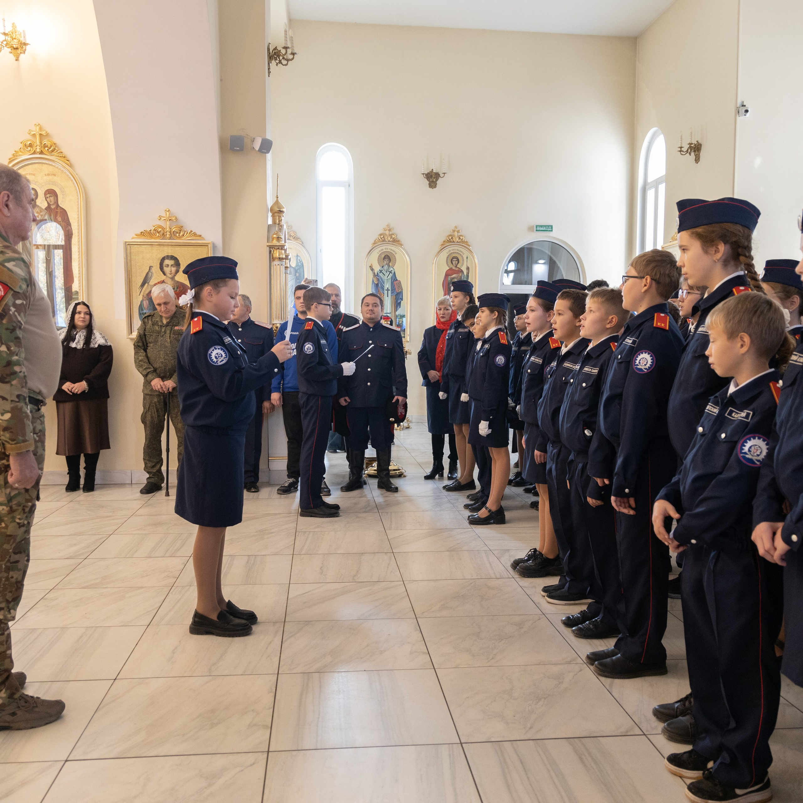Кадеты. 23.10.2026. Храм Николая Чудотворца. Семейный и детский фотограф в Ульяновске — Лилия Павленкова