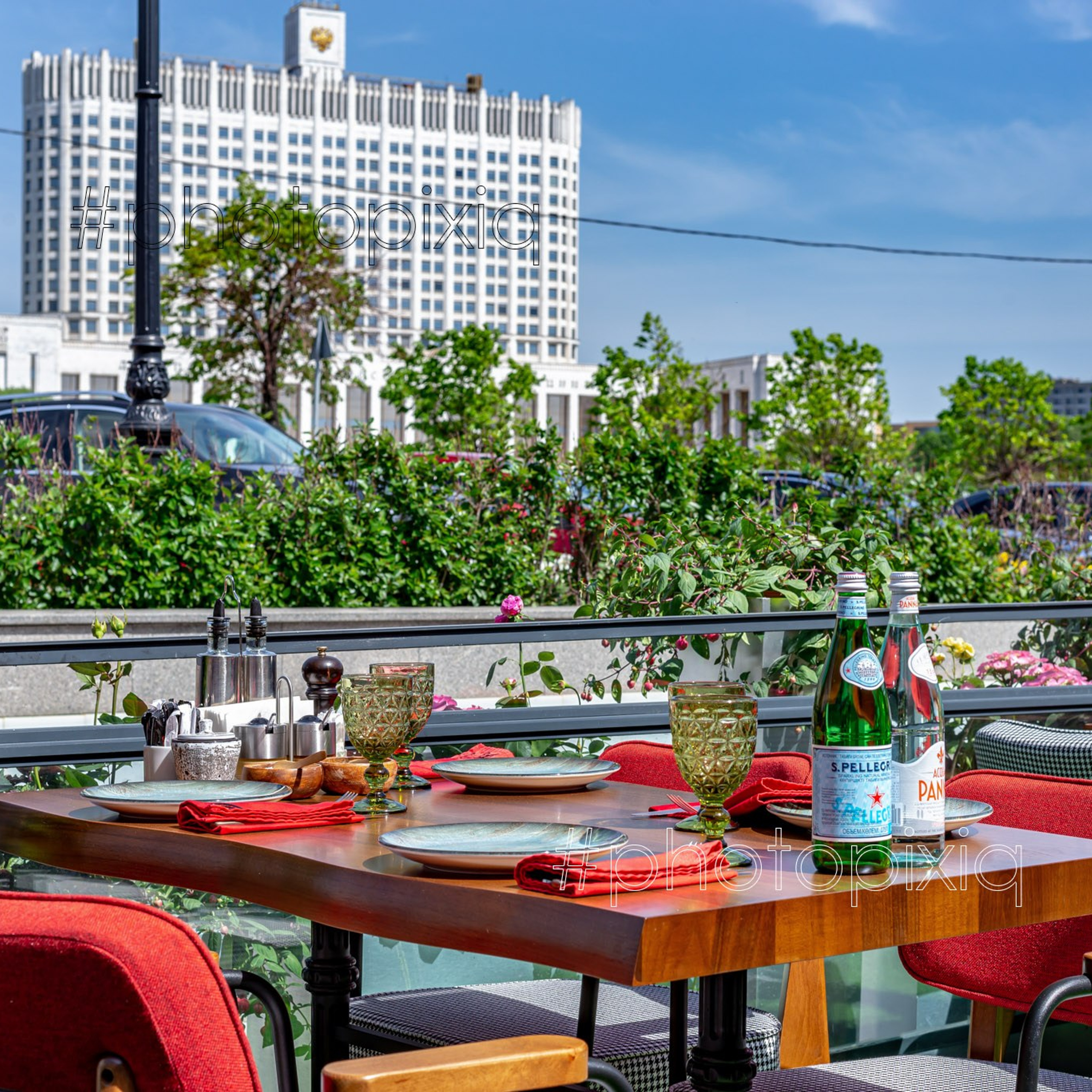 Фотосъёмка веранды ресторана CHEF СТЕЙК-ХАУС