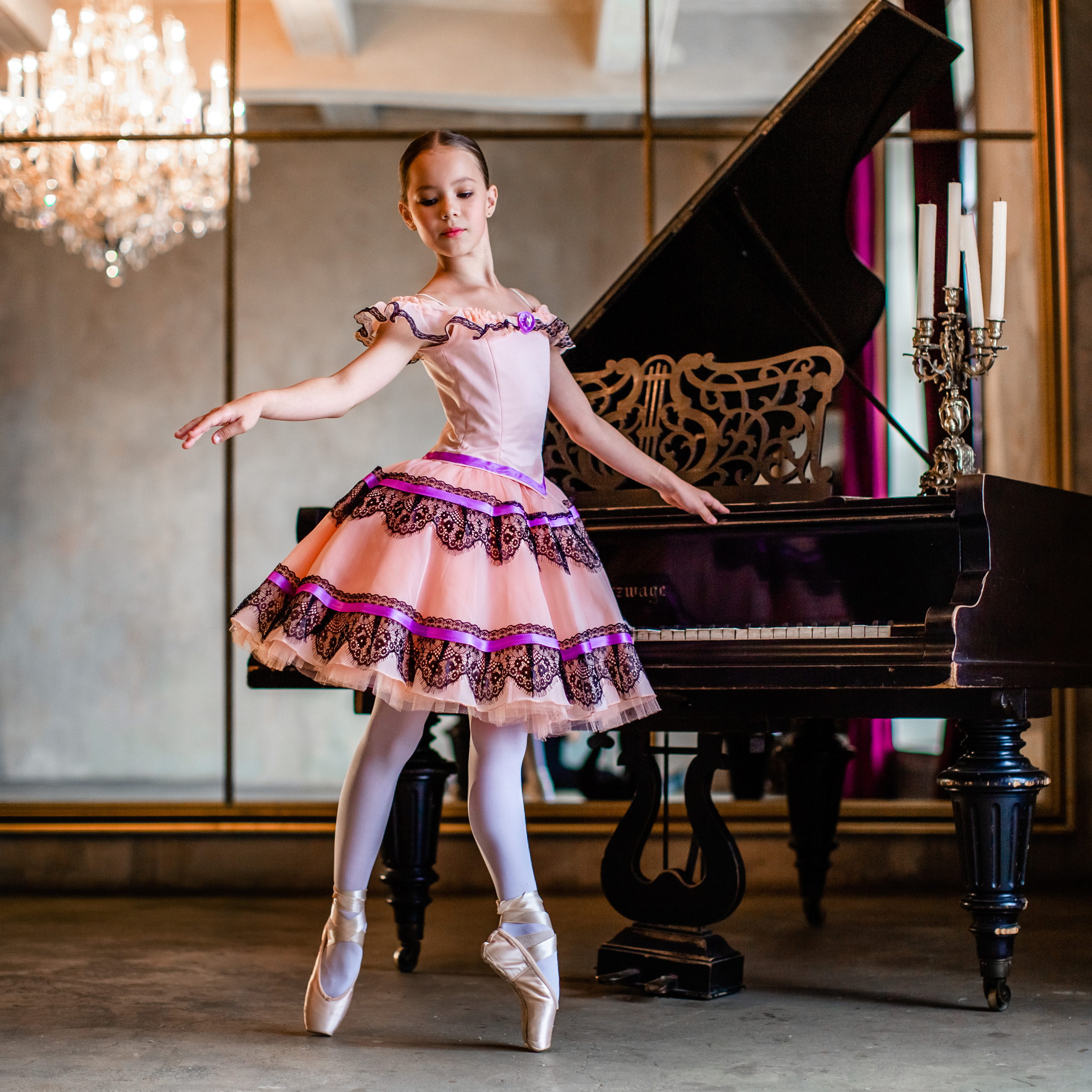 Балетная пачка детская мягкая «Пахита» (рост до 140 см)