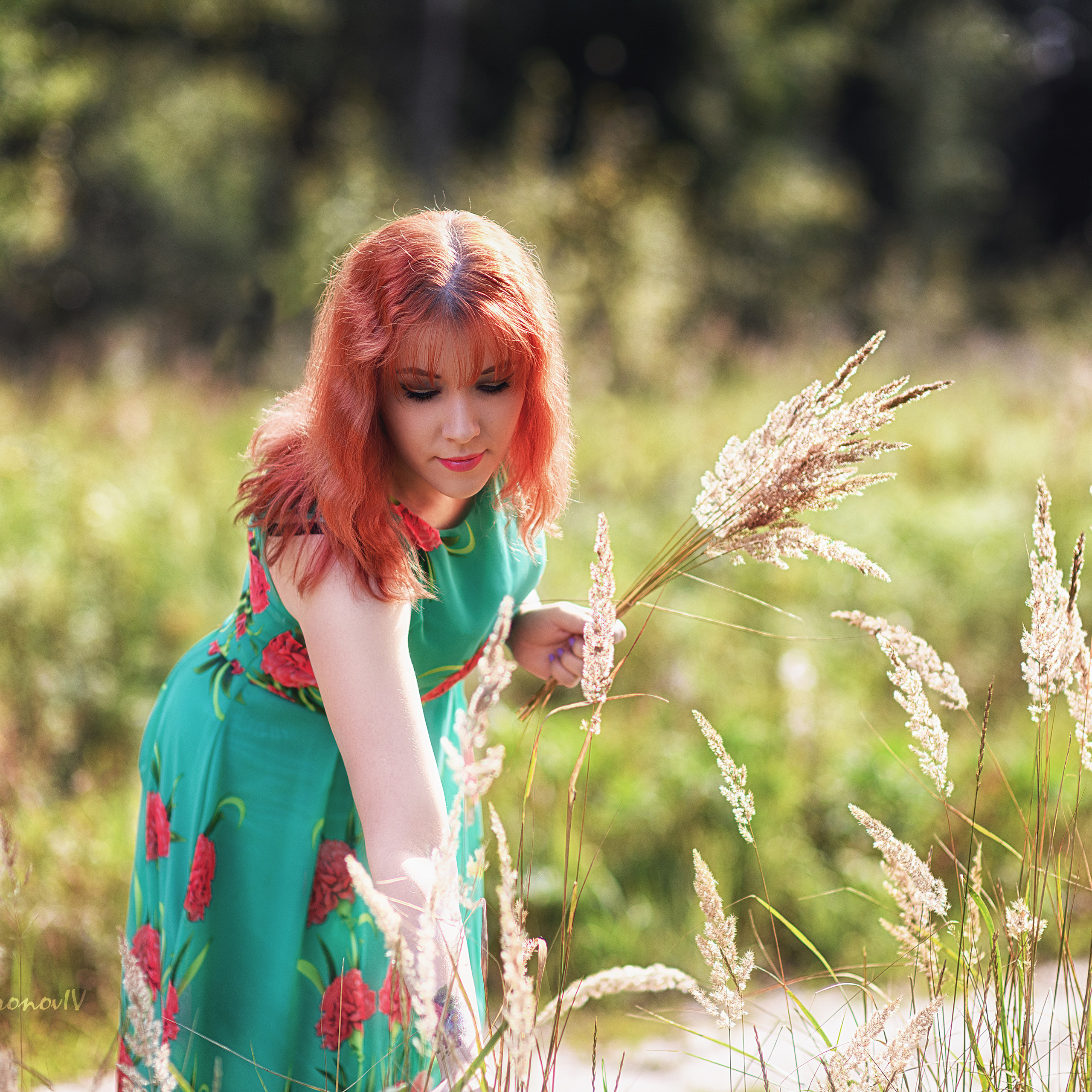 Фотосессия на поле