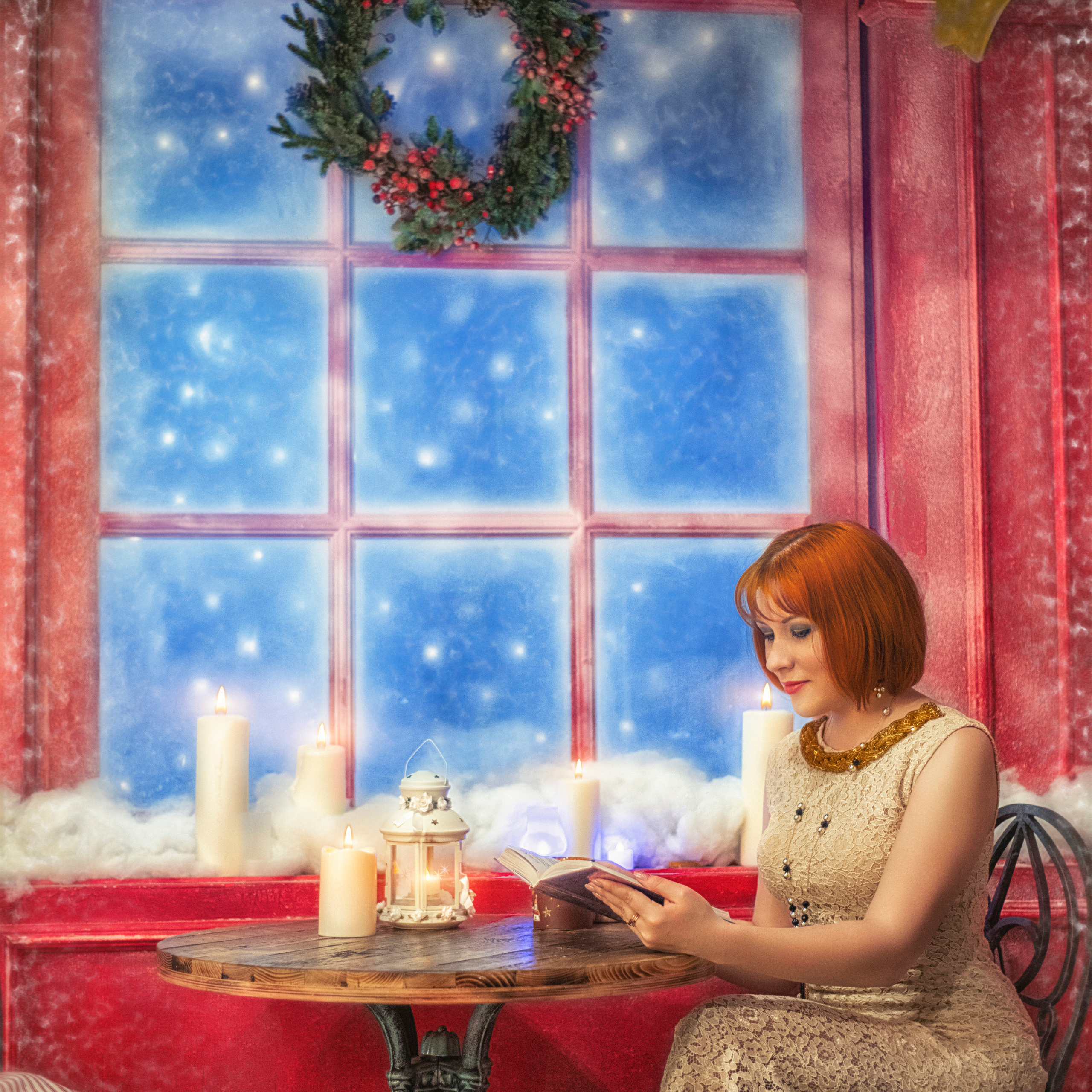 Новогодний фотосет в студии Москвы