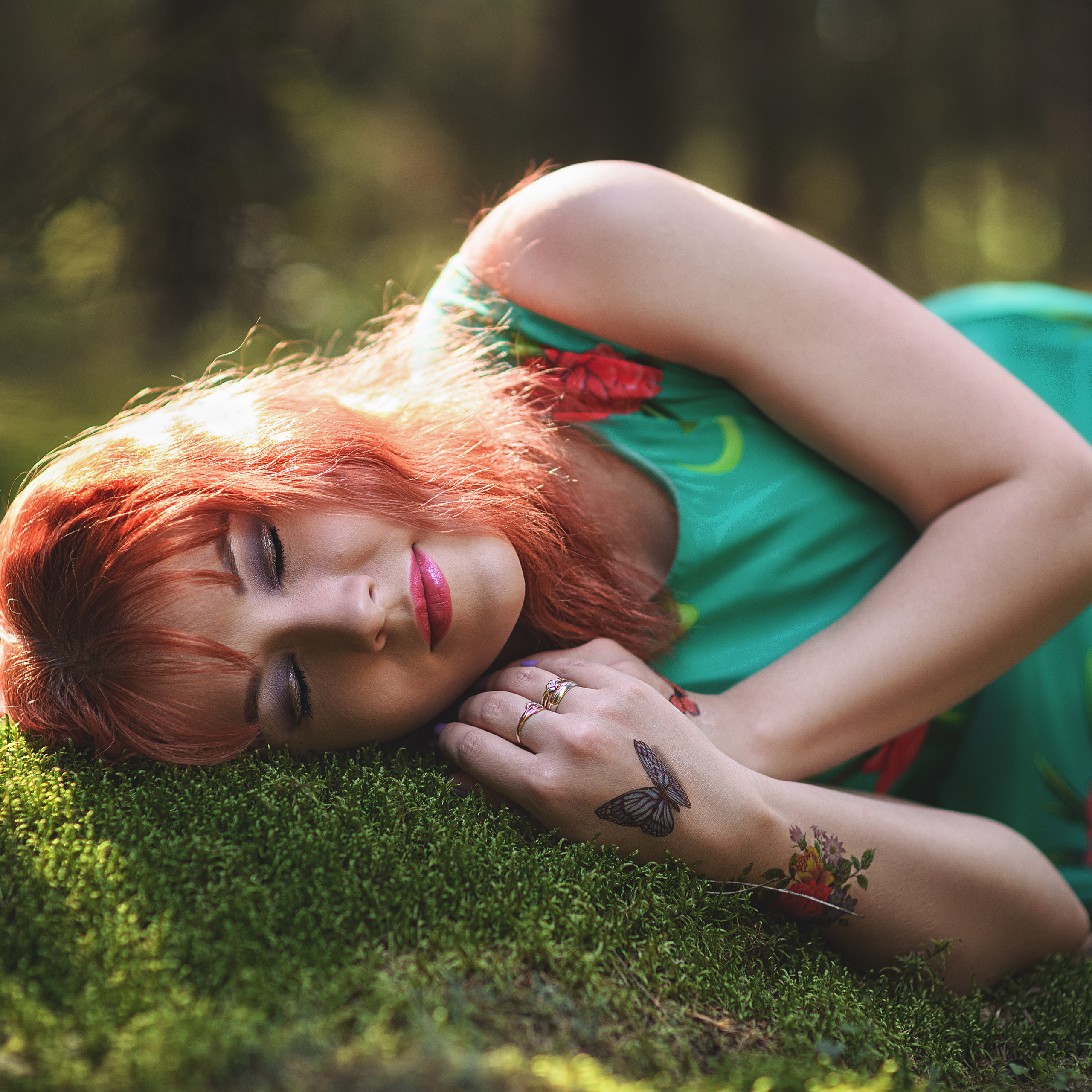 Летняя фотосессия на поляне