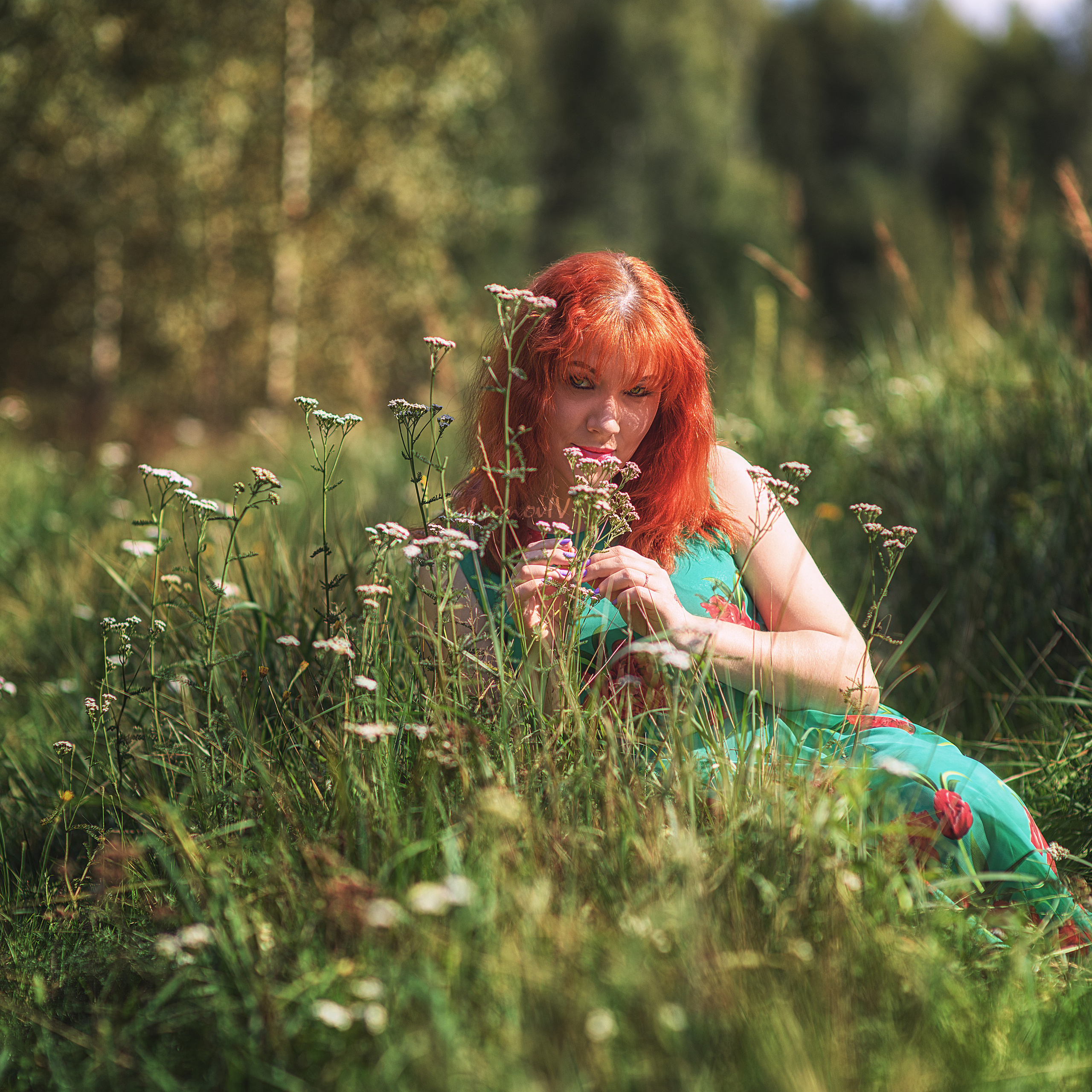 Фотосессия на поляне