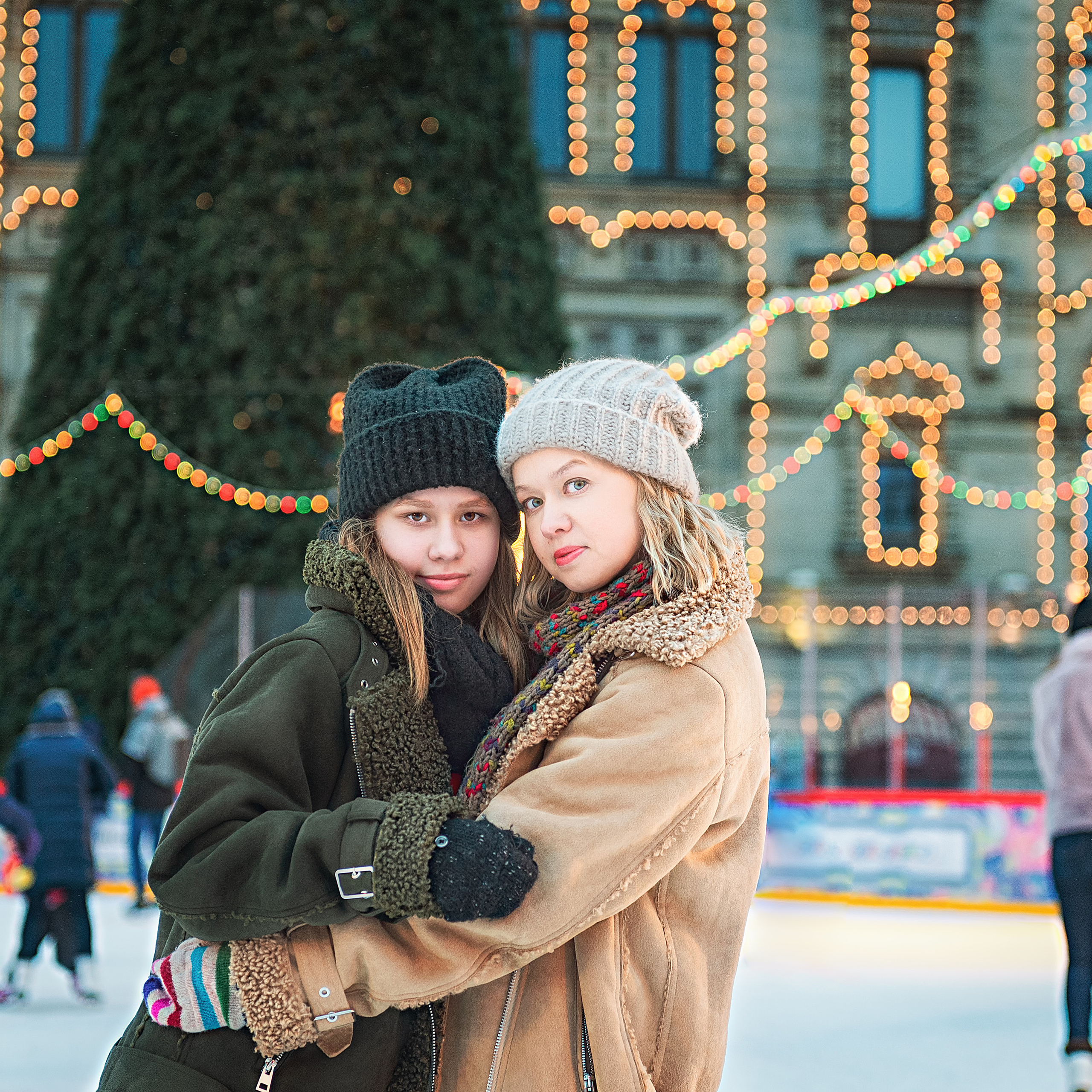 Семейная фотосессия на льду