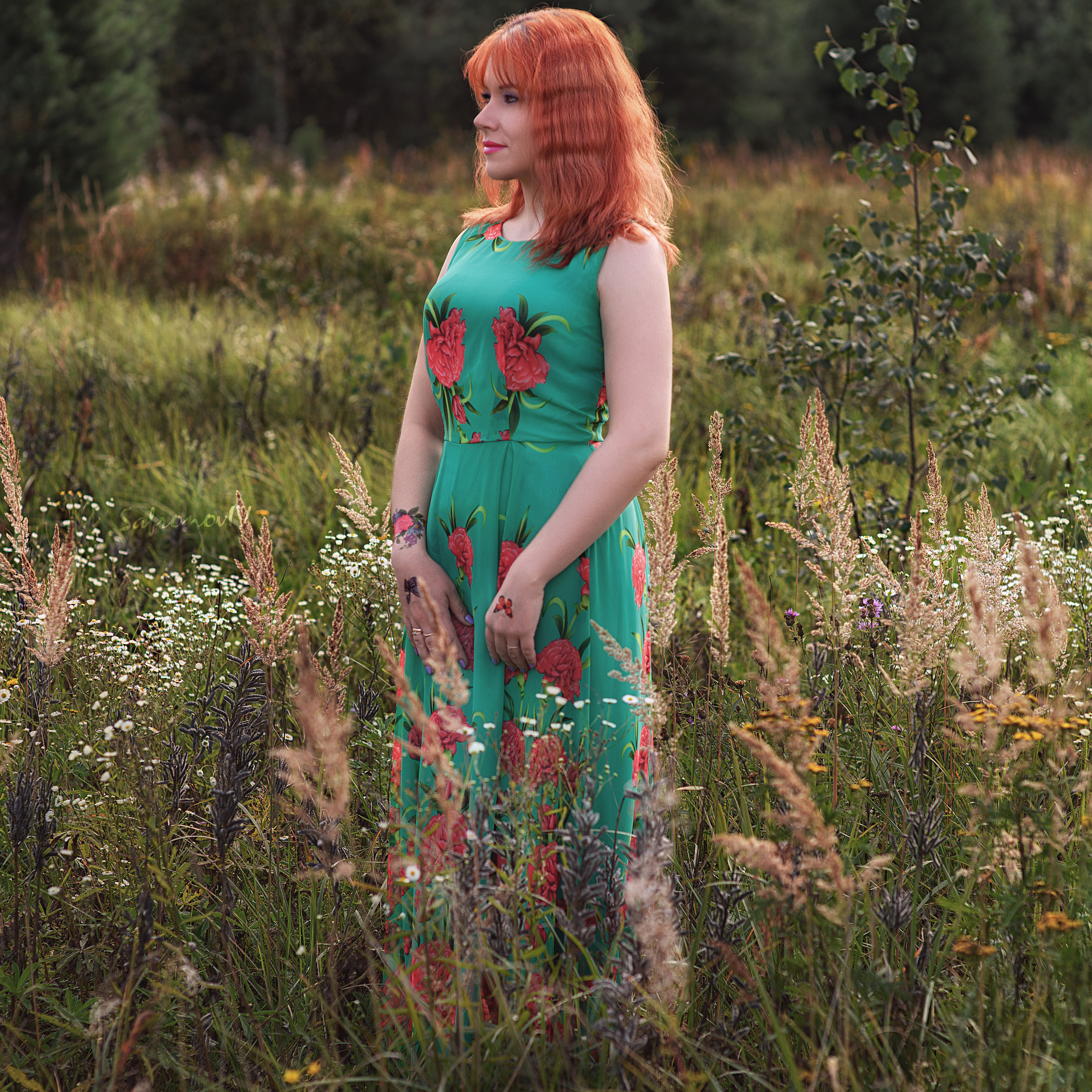 Фотосессия в поле