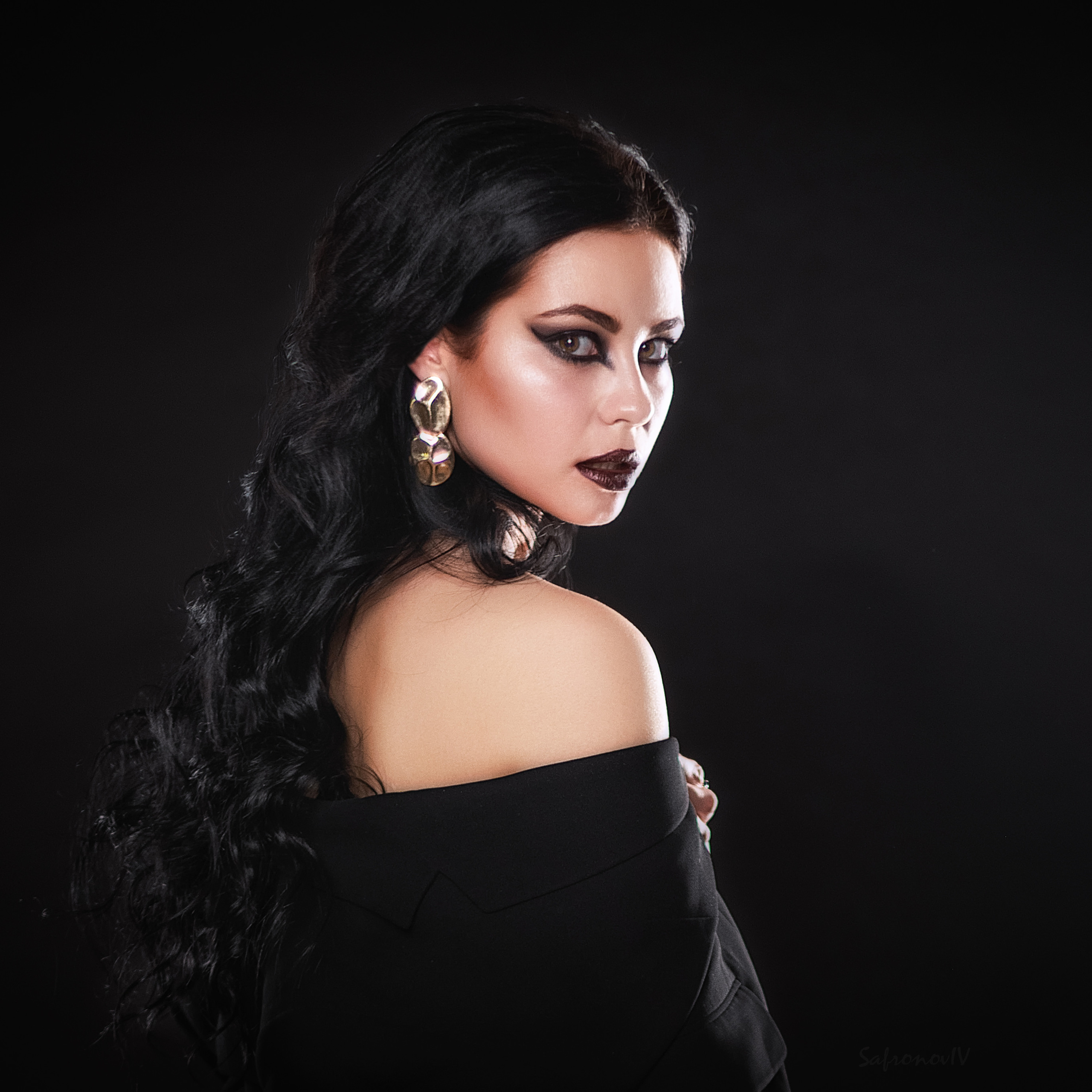 Фотосъемка на черном фоне