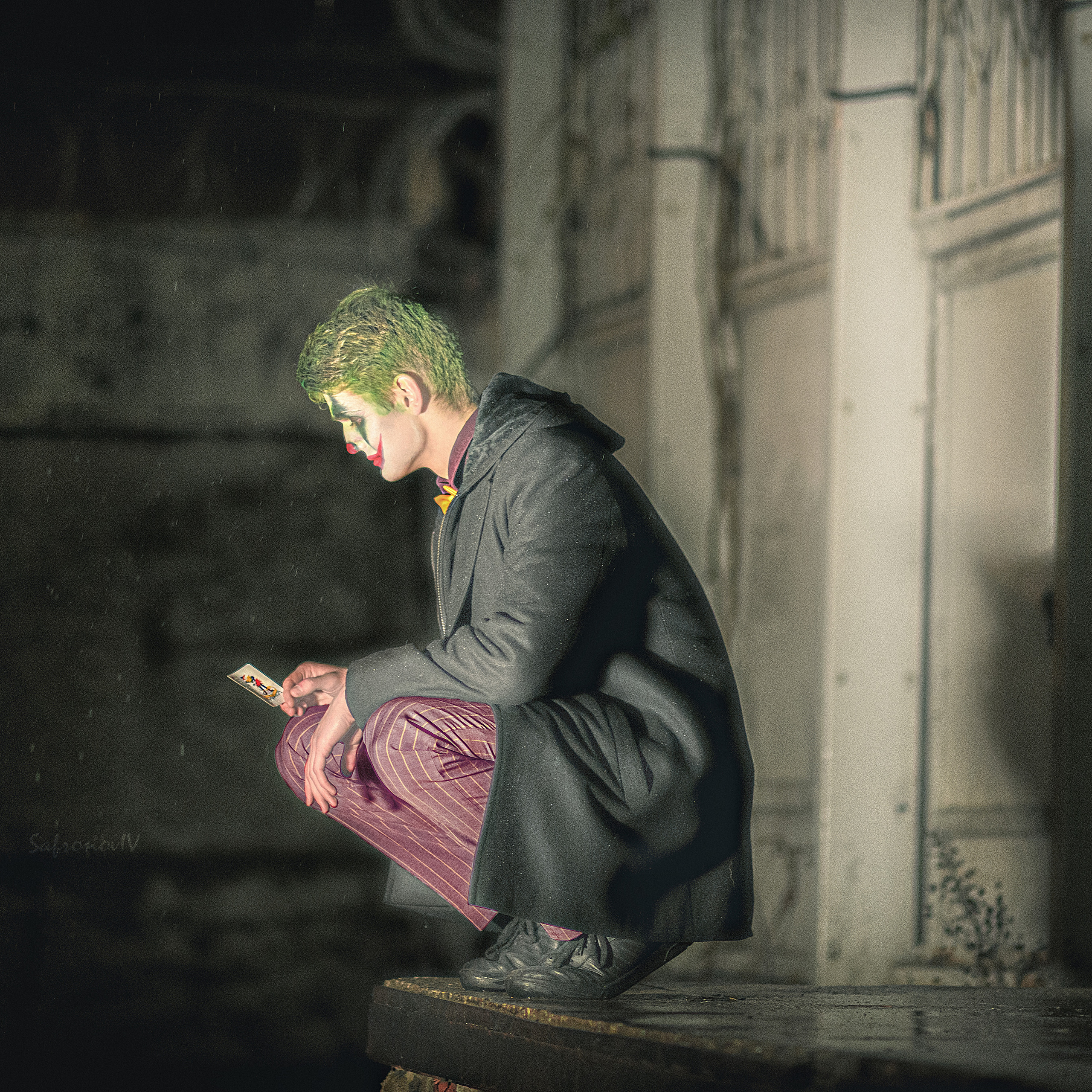 Портретная фотосессия ночью