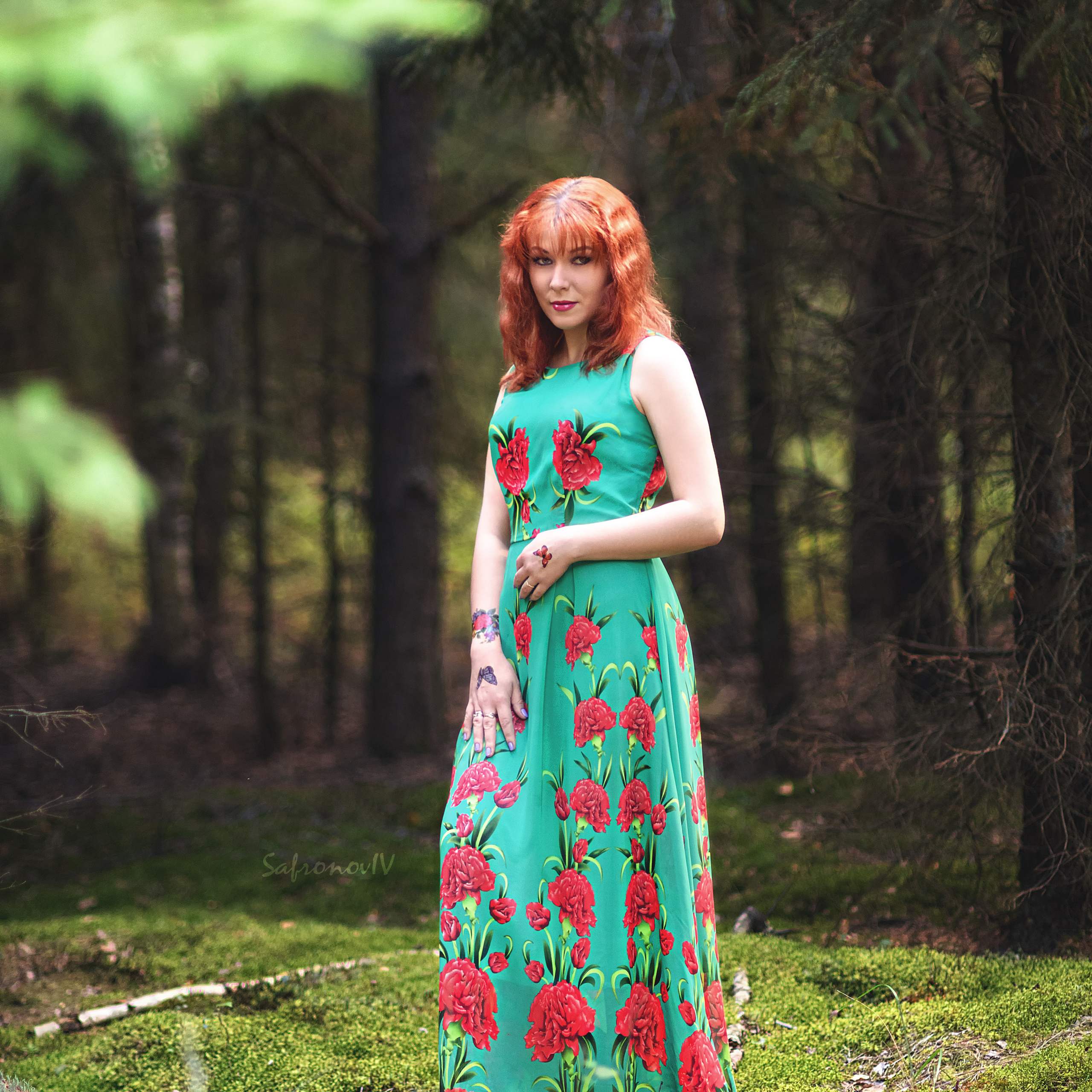 Летняя съемка в лесу