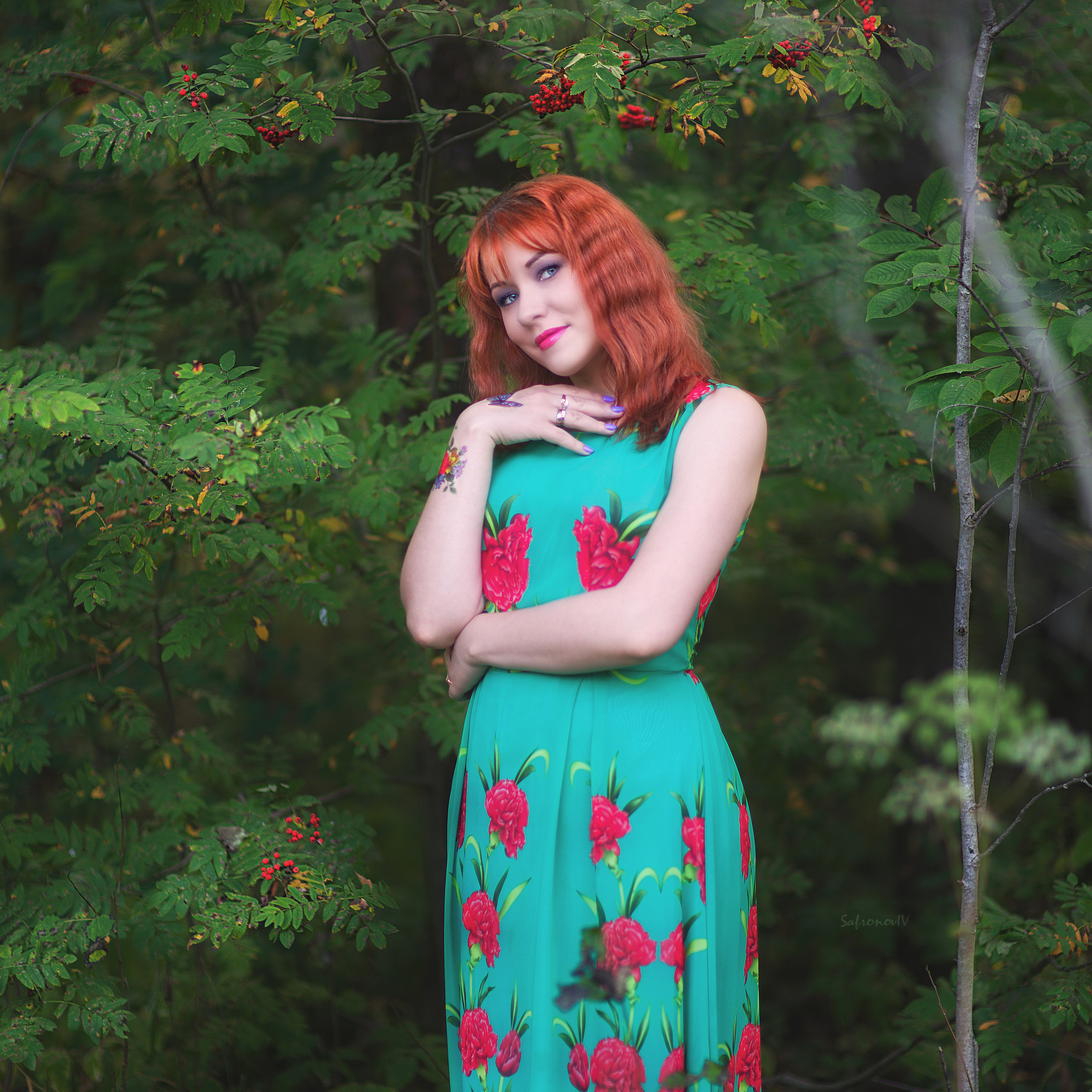 Лесная бьюти фотосъемка