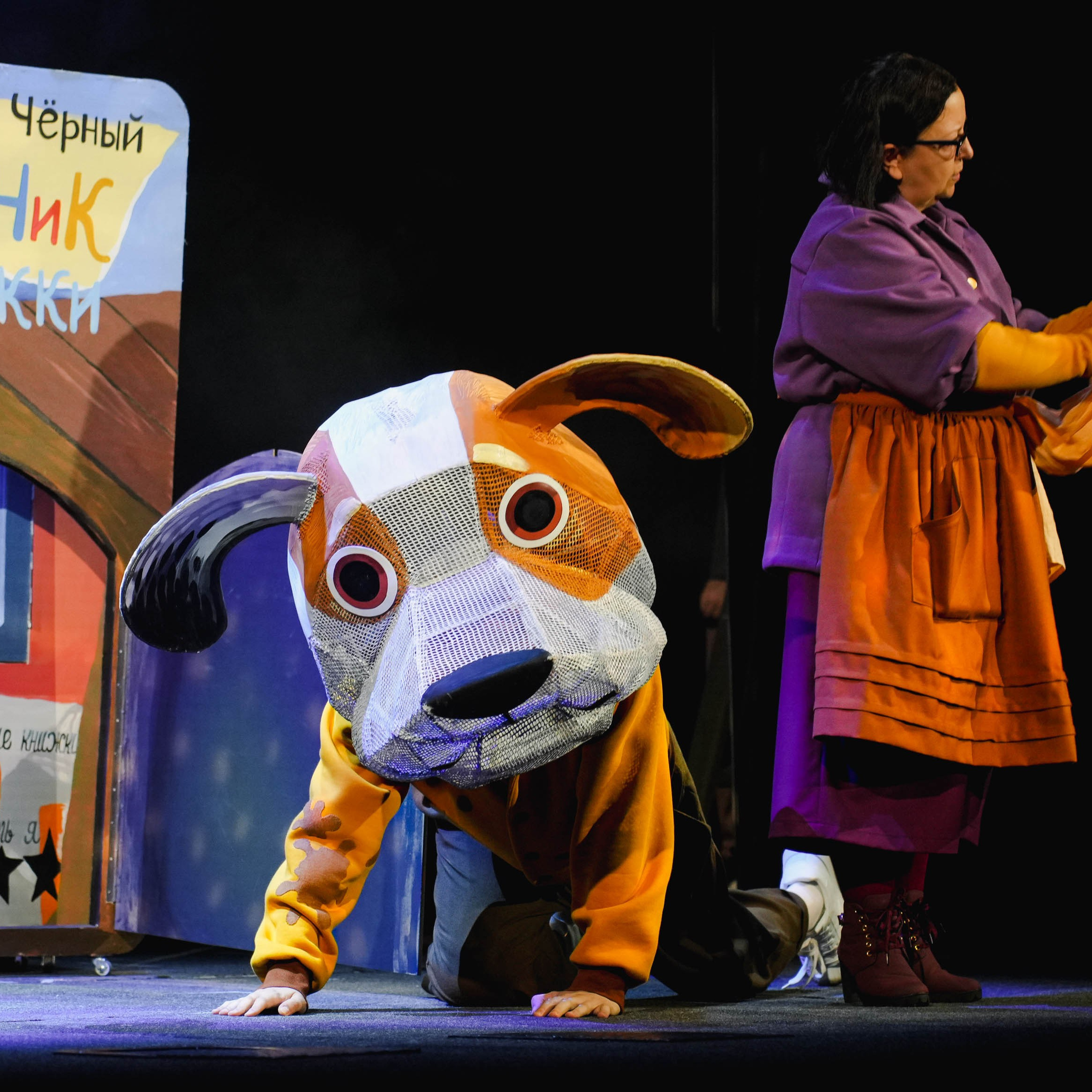 Репетиция спектакля «Дневник фокса Микки». Спортивный и репортажный фотограф в Иваново Сергей Силкин