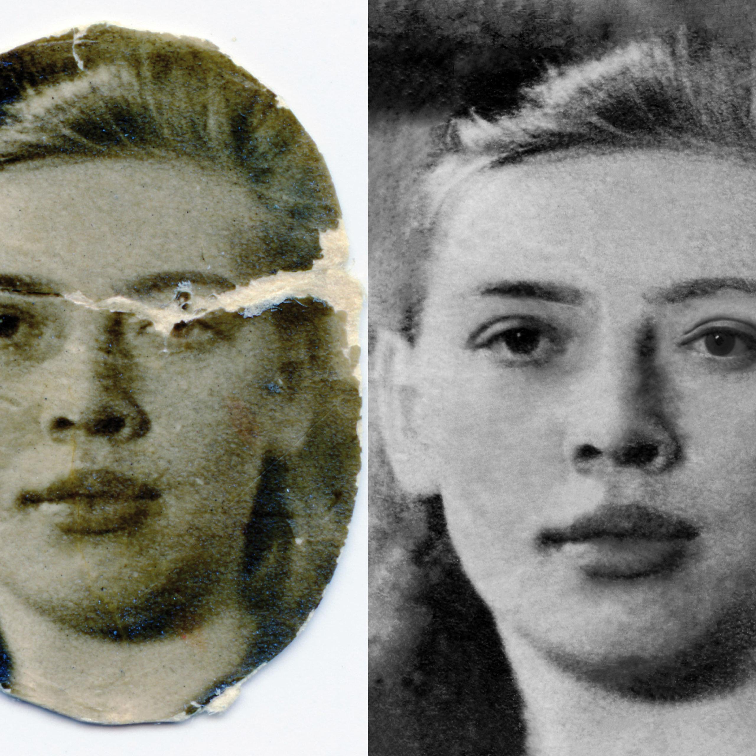 Фото до и после, Размер исходника фото был 4 см. Стоимость такой работы 3000 р