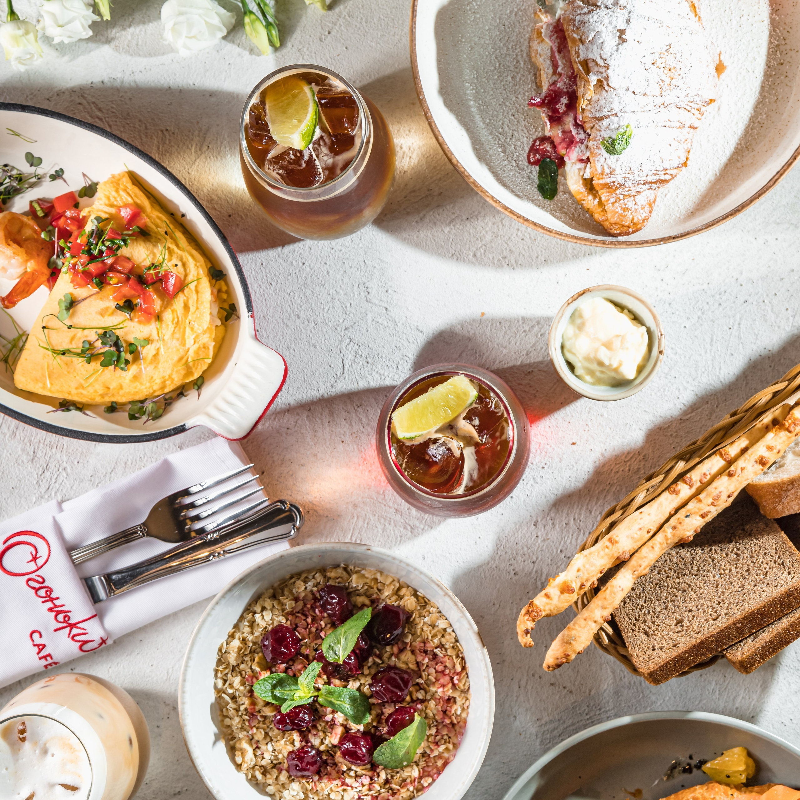 Съемка контента для ресторана Огоньки