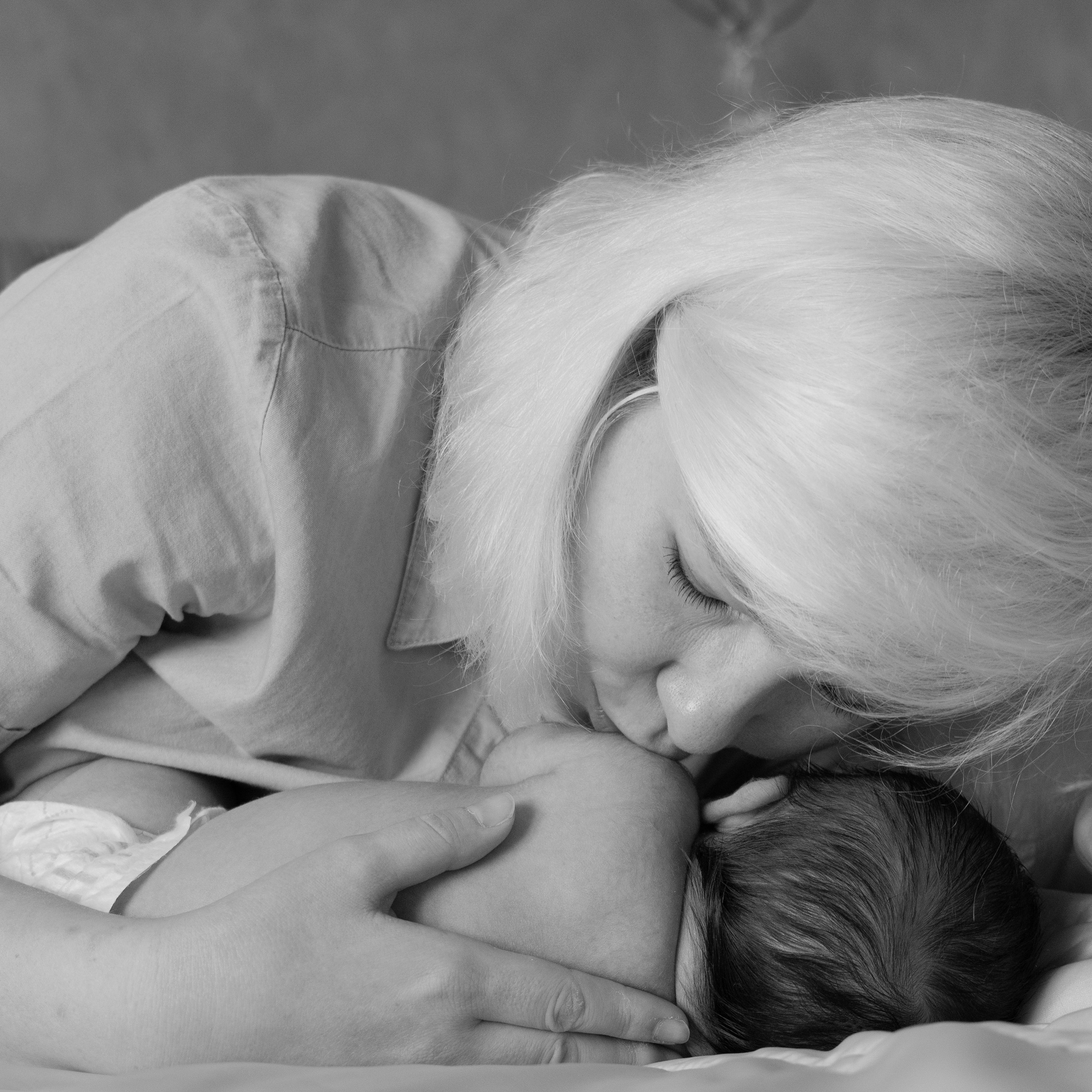 Домашняя фотосессия с новорожденным