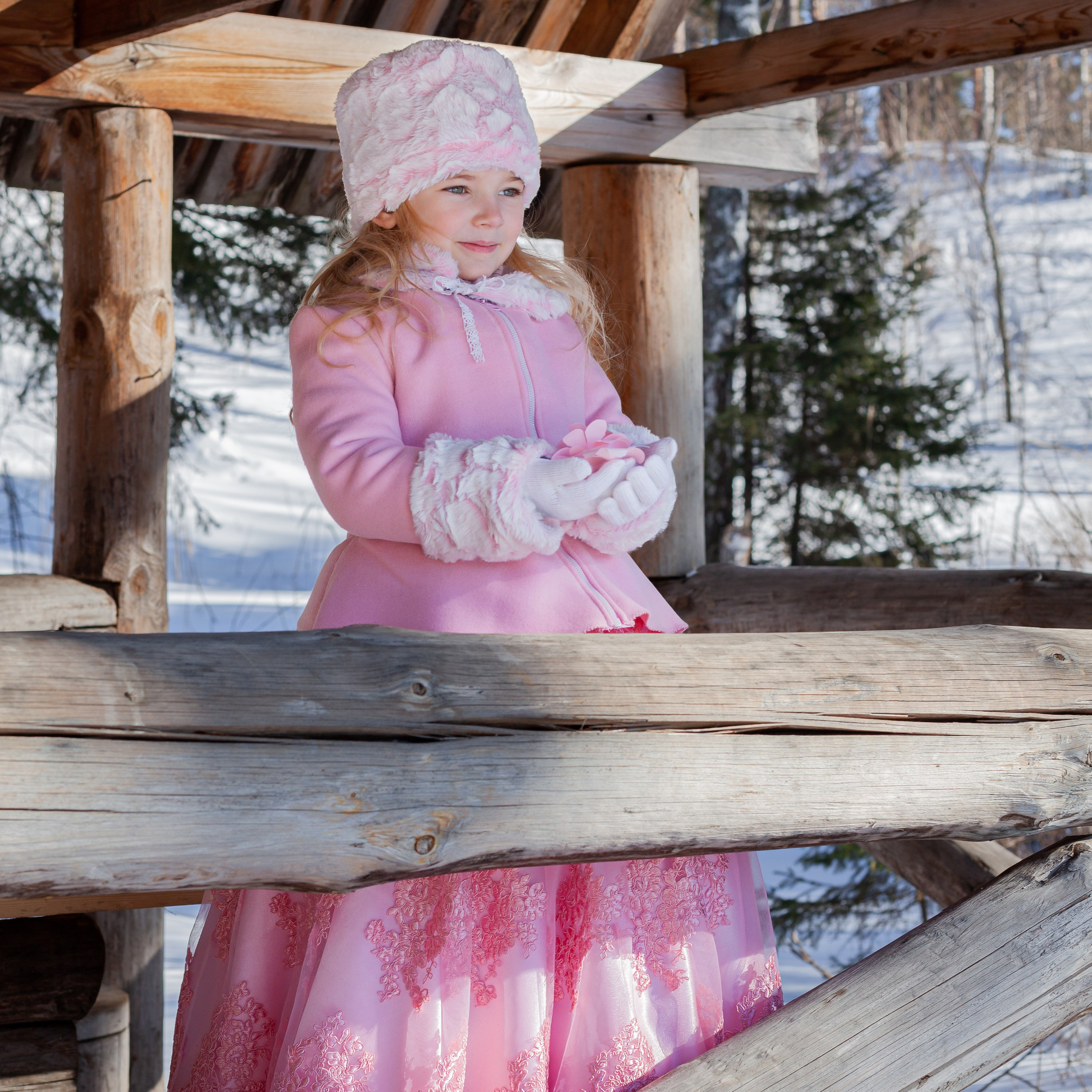 Детская фотосессия в лесу