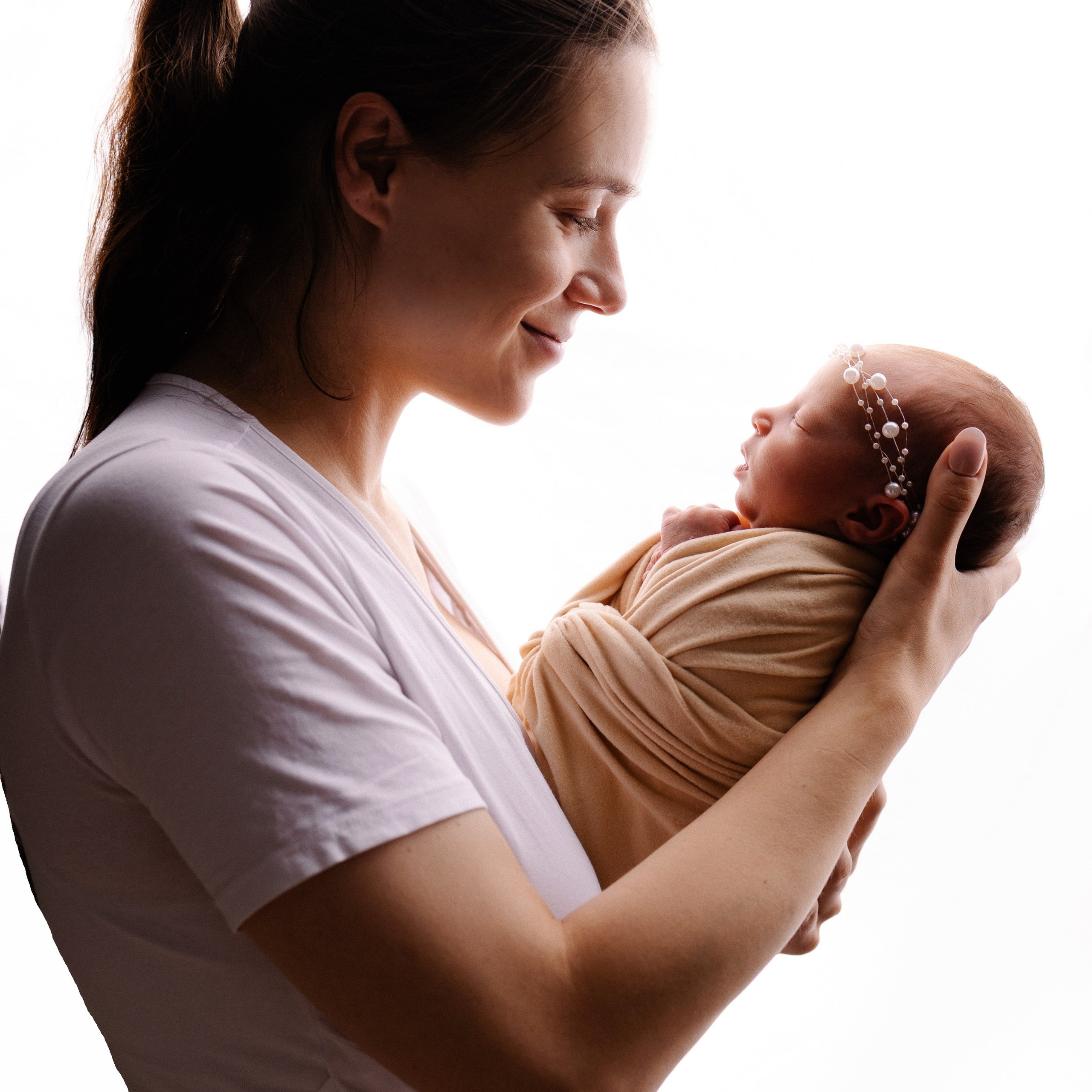 Klassisches Newborn -Fotoshooting. Fotografin in München Dasha Antipina