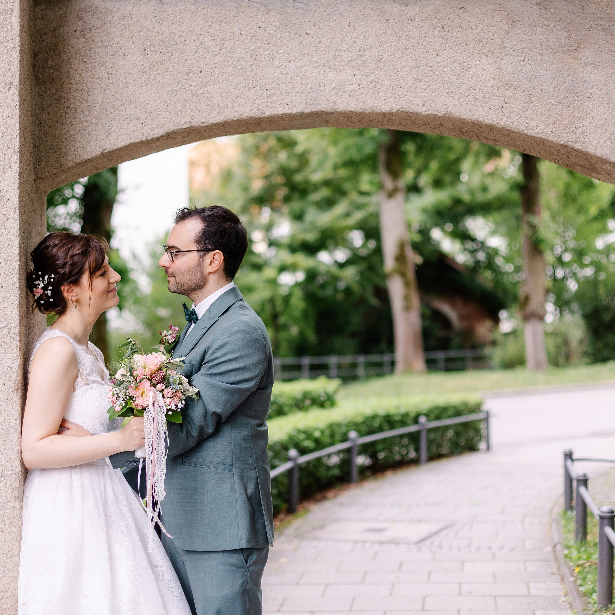 Свадебная фотосессия в парке Исманинга — фотограф Исманинг. Семейный фотограф в Мюнхене Даша Антипина