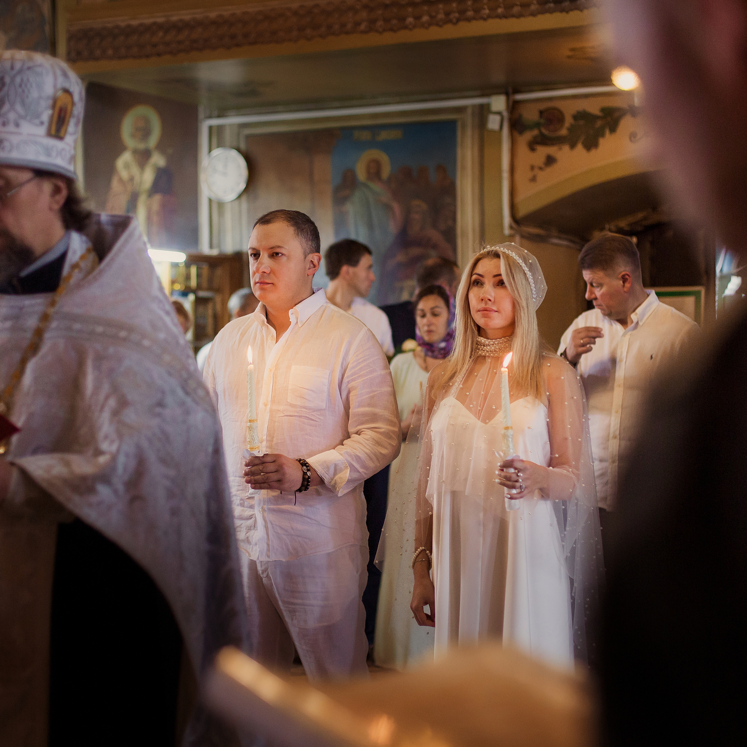 Trauung in der orthodoxen Kirche. Fotografin in München Dasha Antipina