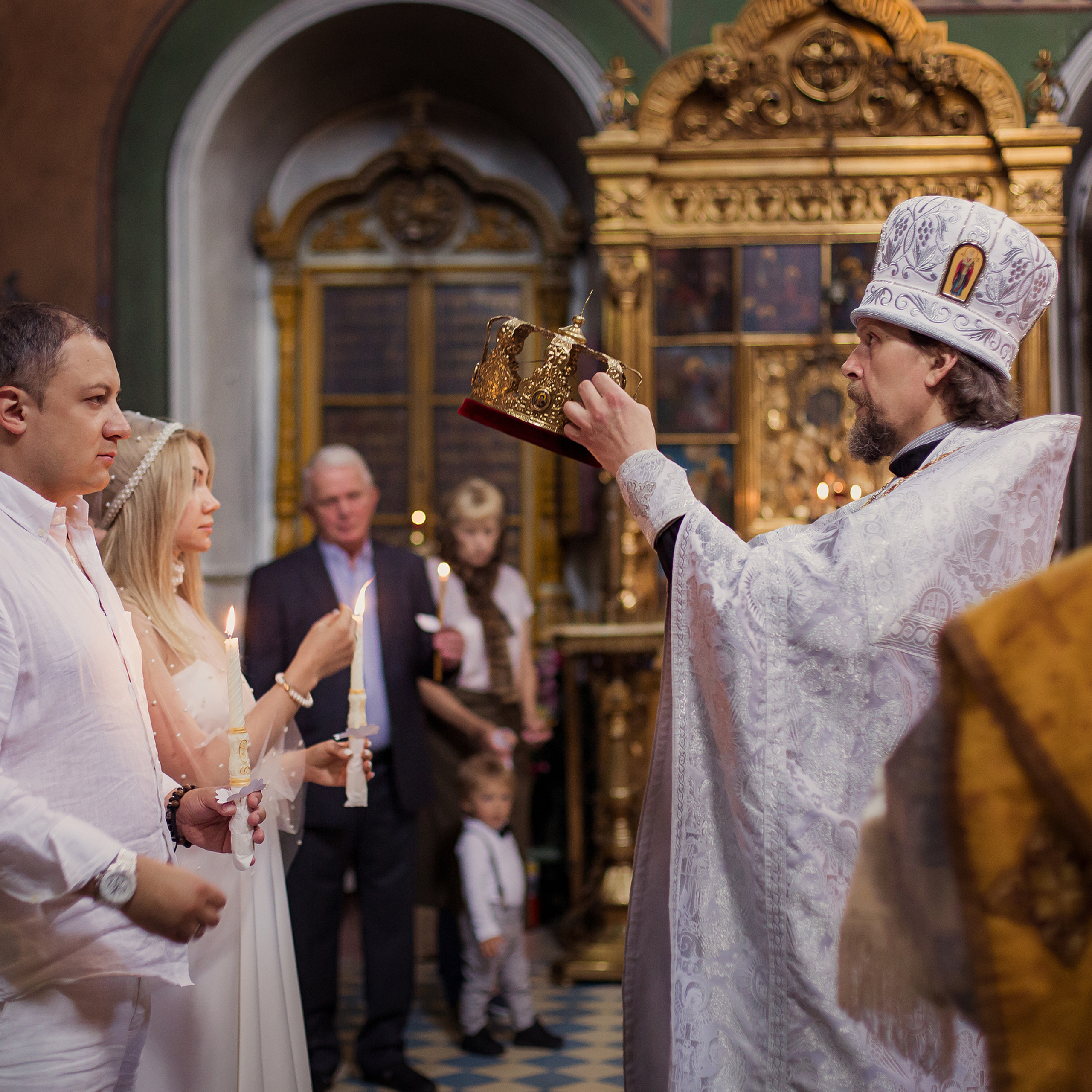 Trauung in der orthodoxen Kirche. Fotografin in München Dasha Antipina