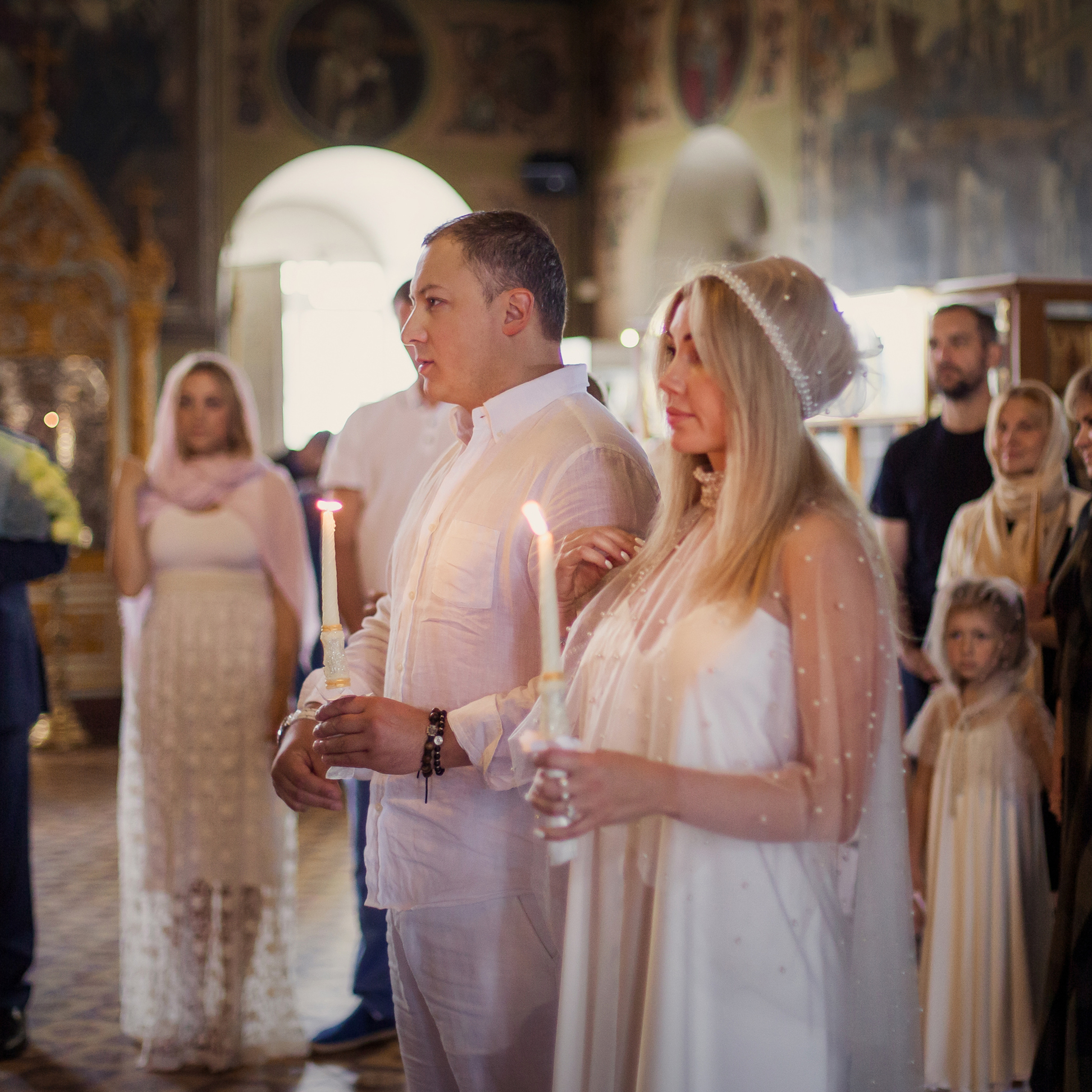 Trauung in der orthodoxen Kirche. Fotografin in München Dasha Antipina