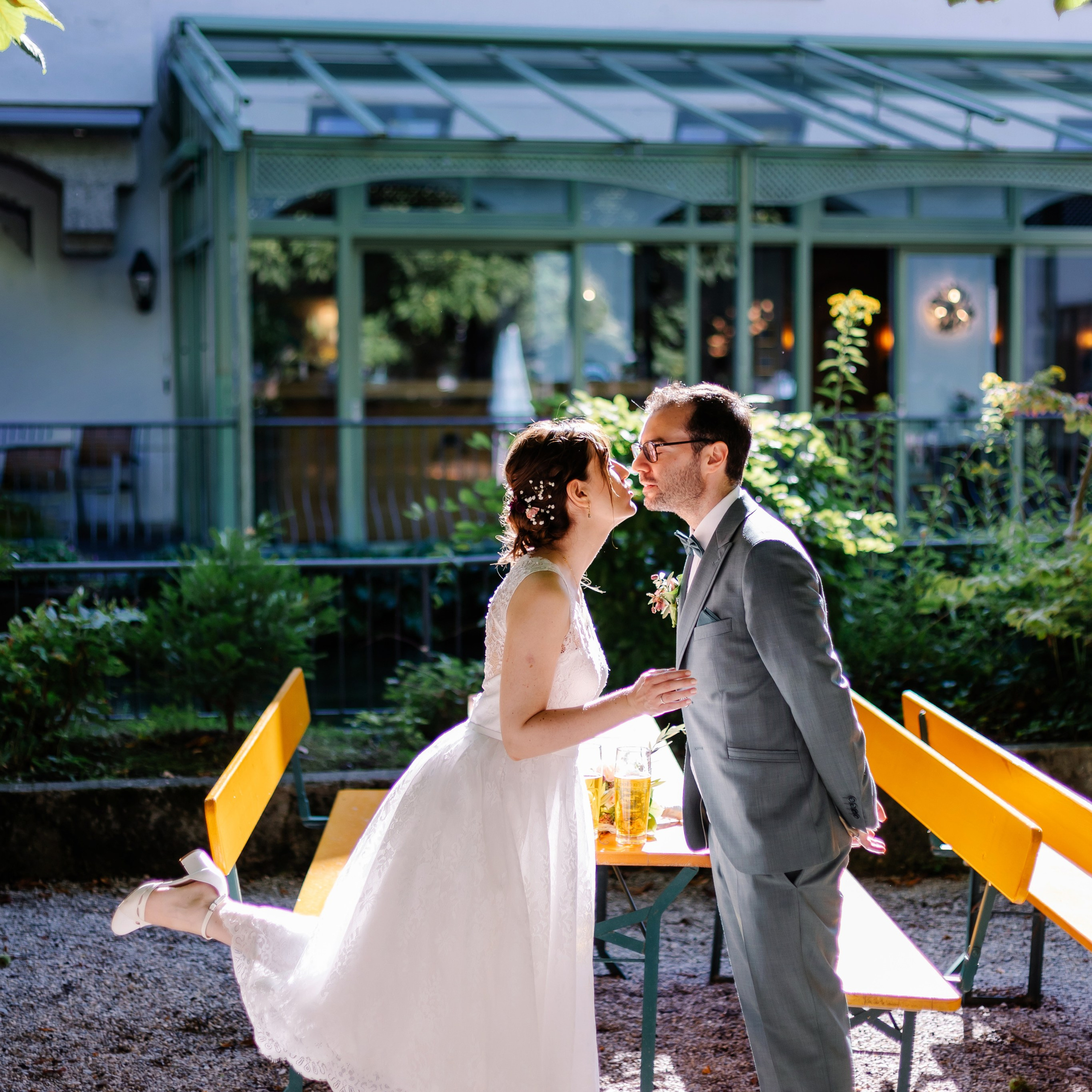 Свадебная фотосессия в парке Исманинга — фотограф Исманинг. Семейный фотограф в Мюнхене Даша Антипина