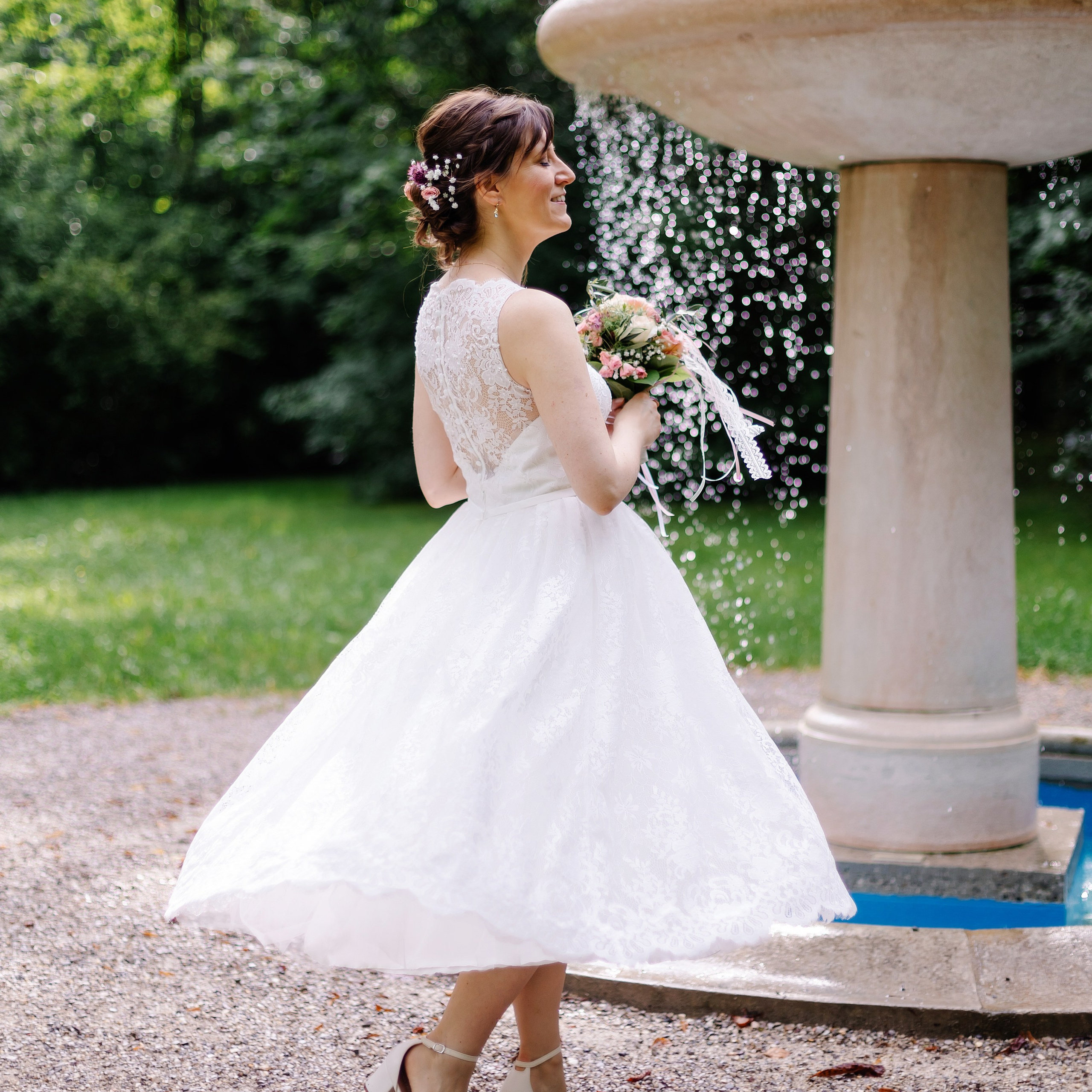 Свадебная фотосессия в парке Исманинга — фотограф Исманинг. Семейный фотограф в Мюнхене Даша Антипина