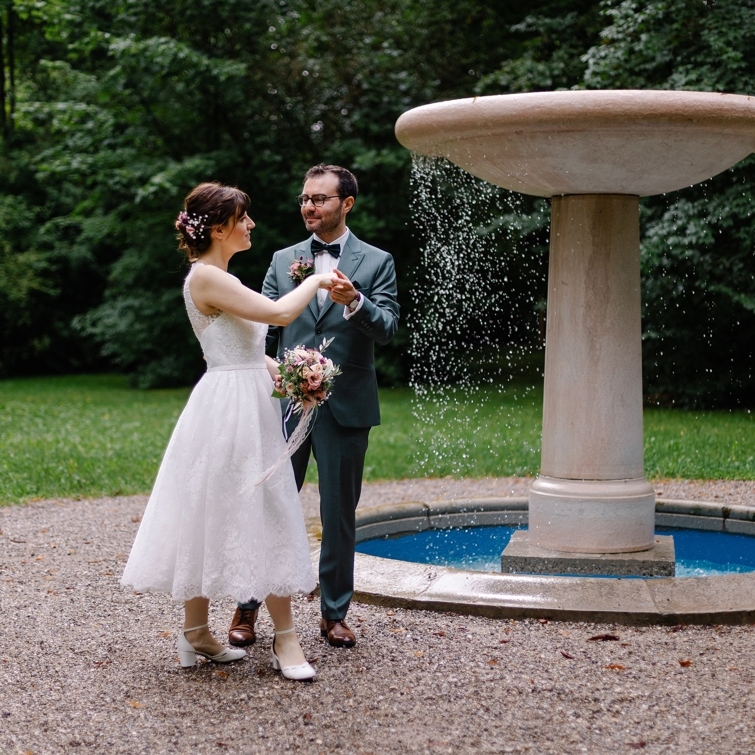 Свадебная фотосессия в парке Исманинга — фотограф Исманинг. Семейный фотограф в Мюнхене Даша Антипина