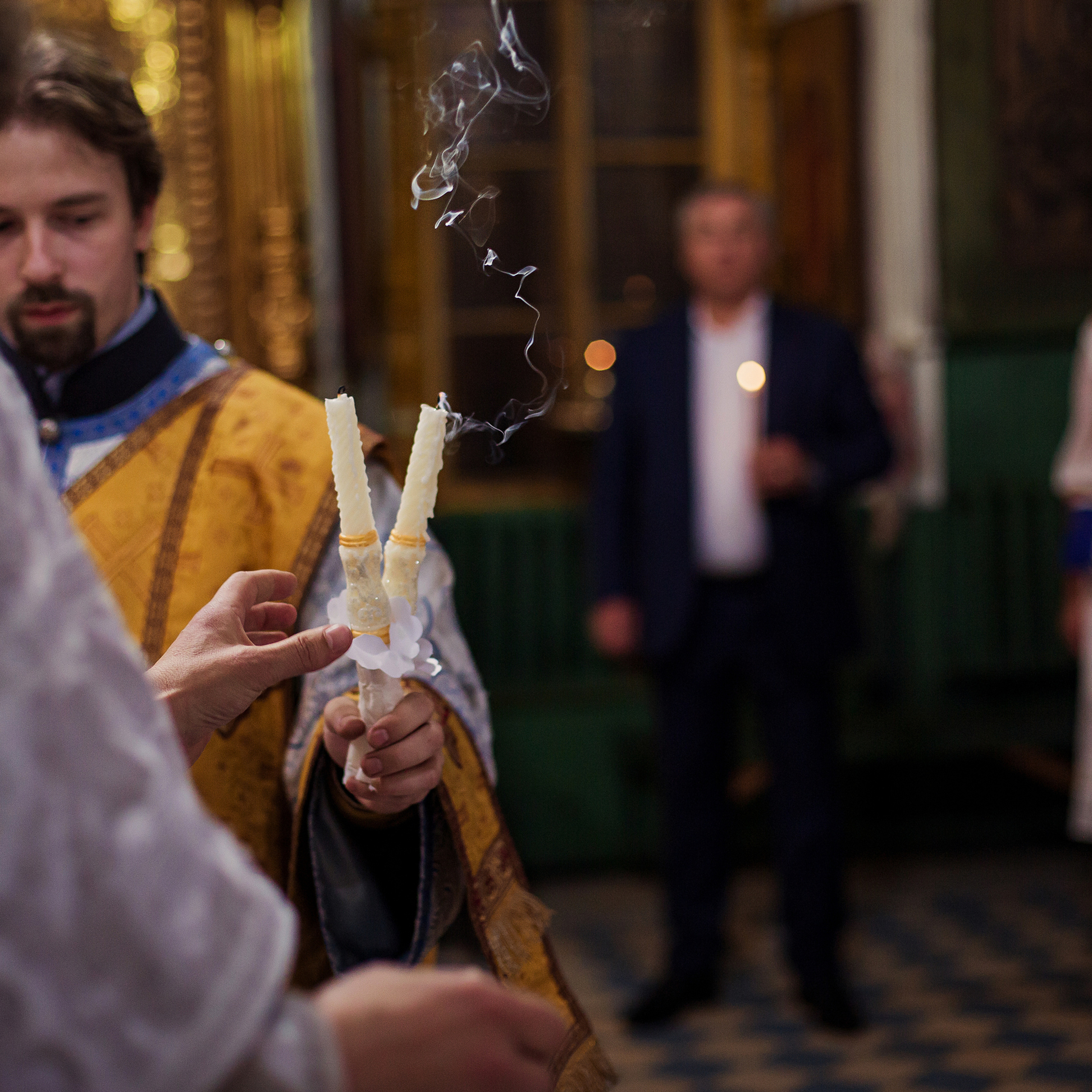 Trauung in der orthodoxen Kirche. Fotografin in München Dasha Antipina
