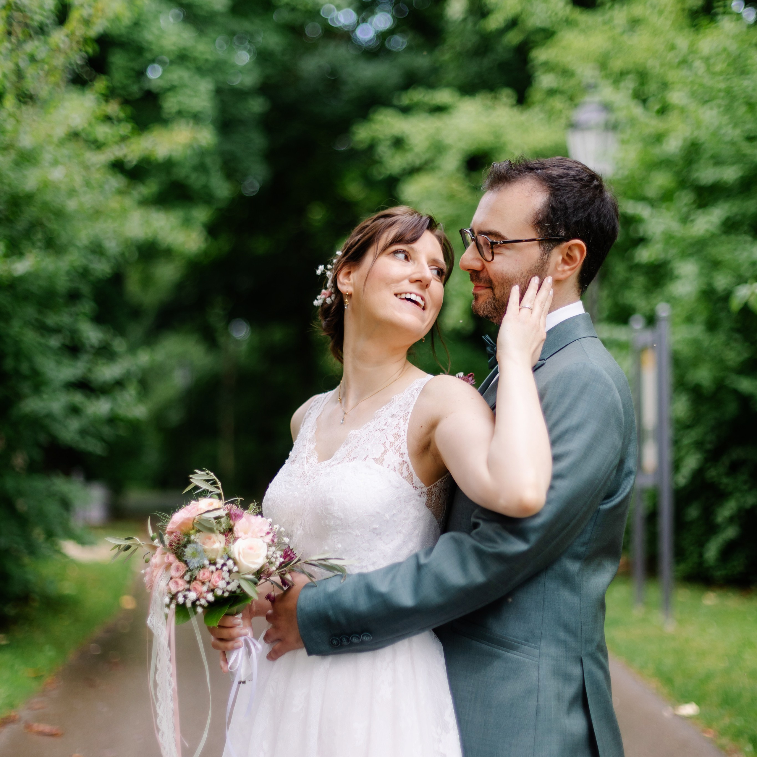 Свадебная фотосессия в парке Исманинга — фотограф Исманинг. Семейный фотограф в Мюнхене Даша Антипина