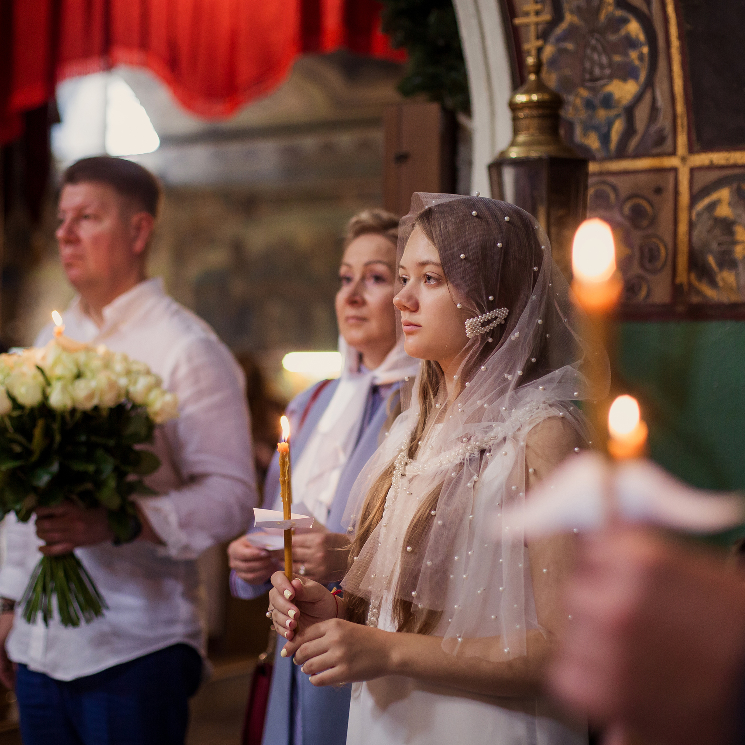 Trauung in der orthodoxen Kirche. Fotografin in München Dasha Antipina