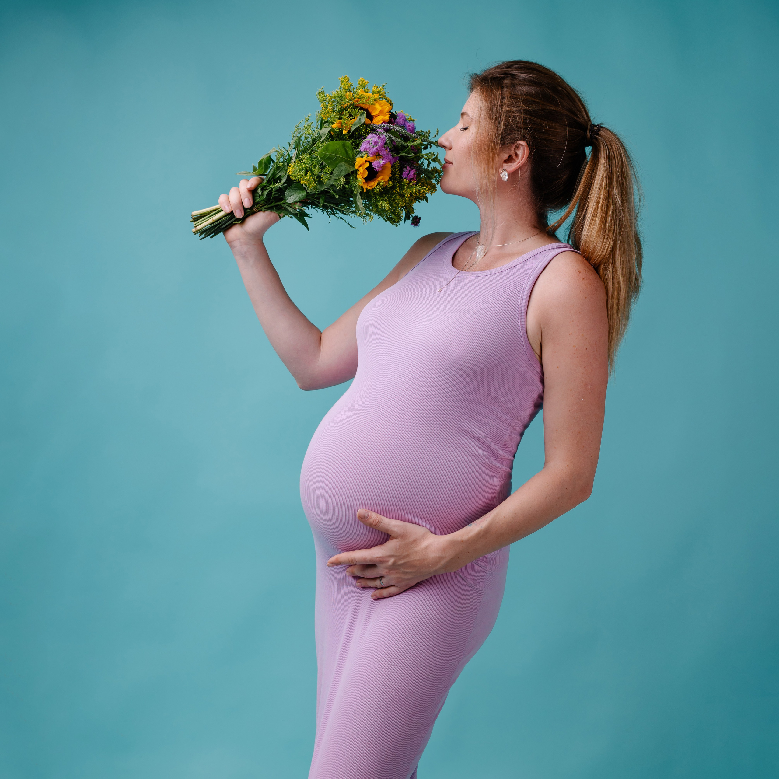 Schwangerschaft Fotoshooting. Fotografin in München Dasha Antipina