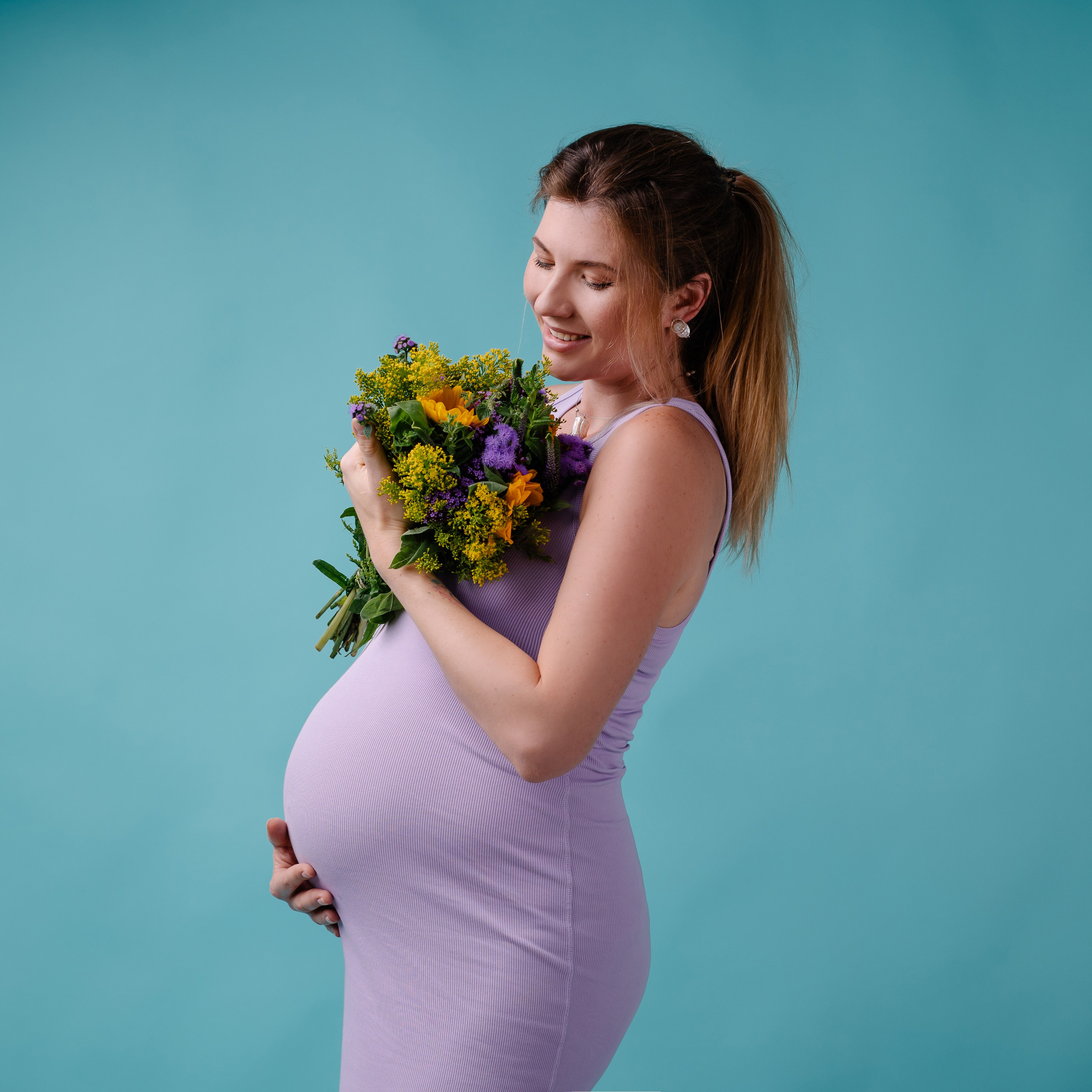 Schwangerschaft Fotoshooting. Fotografin in München Dasha Antipina