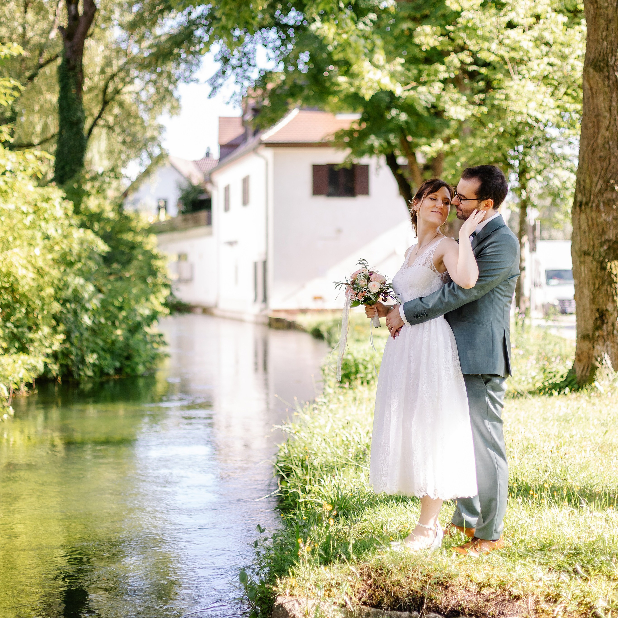 Свадебная фотосессия в парке Исманинга — фотограф Исманинг. Семейный фотограф в Мюнхене Даша Антипина