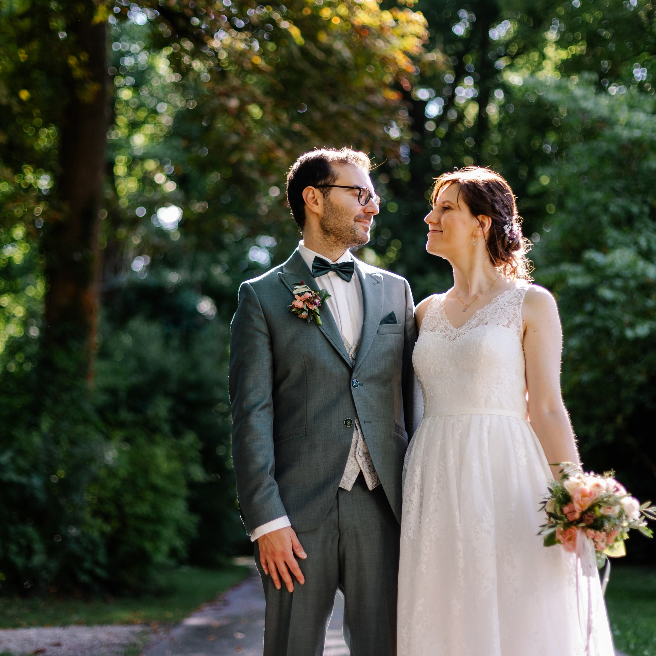 Свадебная фотосессия в парке Исманинга — фотограф Исманинг. Семейный фотограф в Мюнхене Даша Антипина