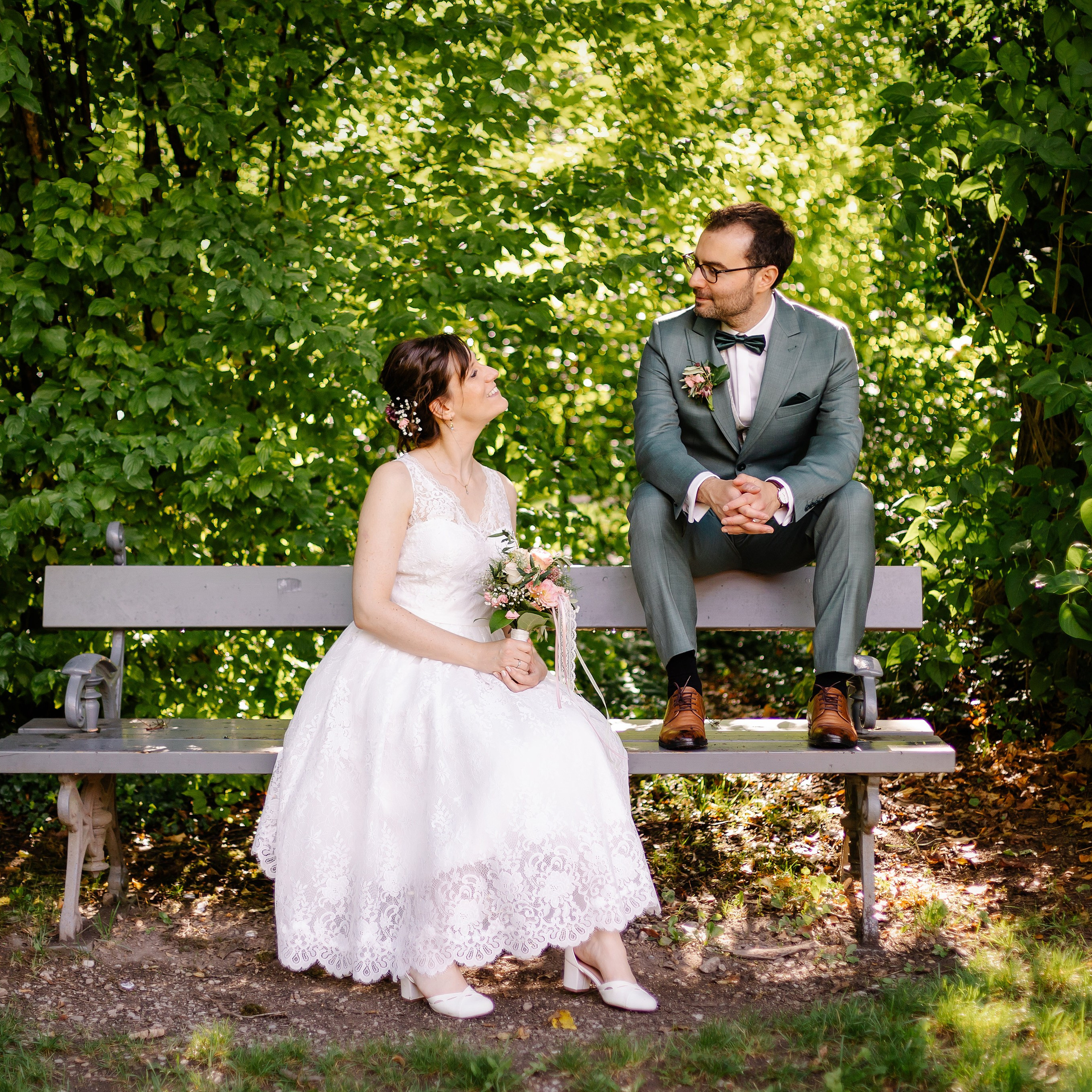 Свадебная фотосессия в парке Исманинга — фотограф Исманинг. Семейный фотограф в Мюнхене Даша Антипина