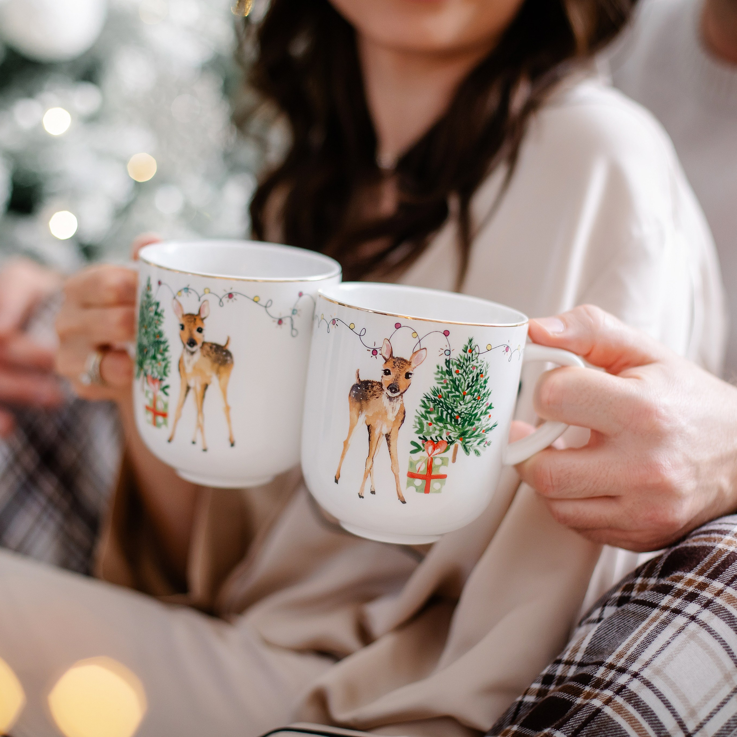 Gemütliches Weihnachtsfotoshooting zu Hause. Fotografin in München Dasha Antipina