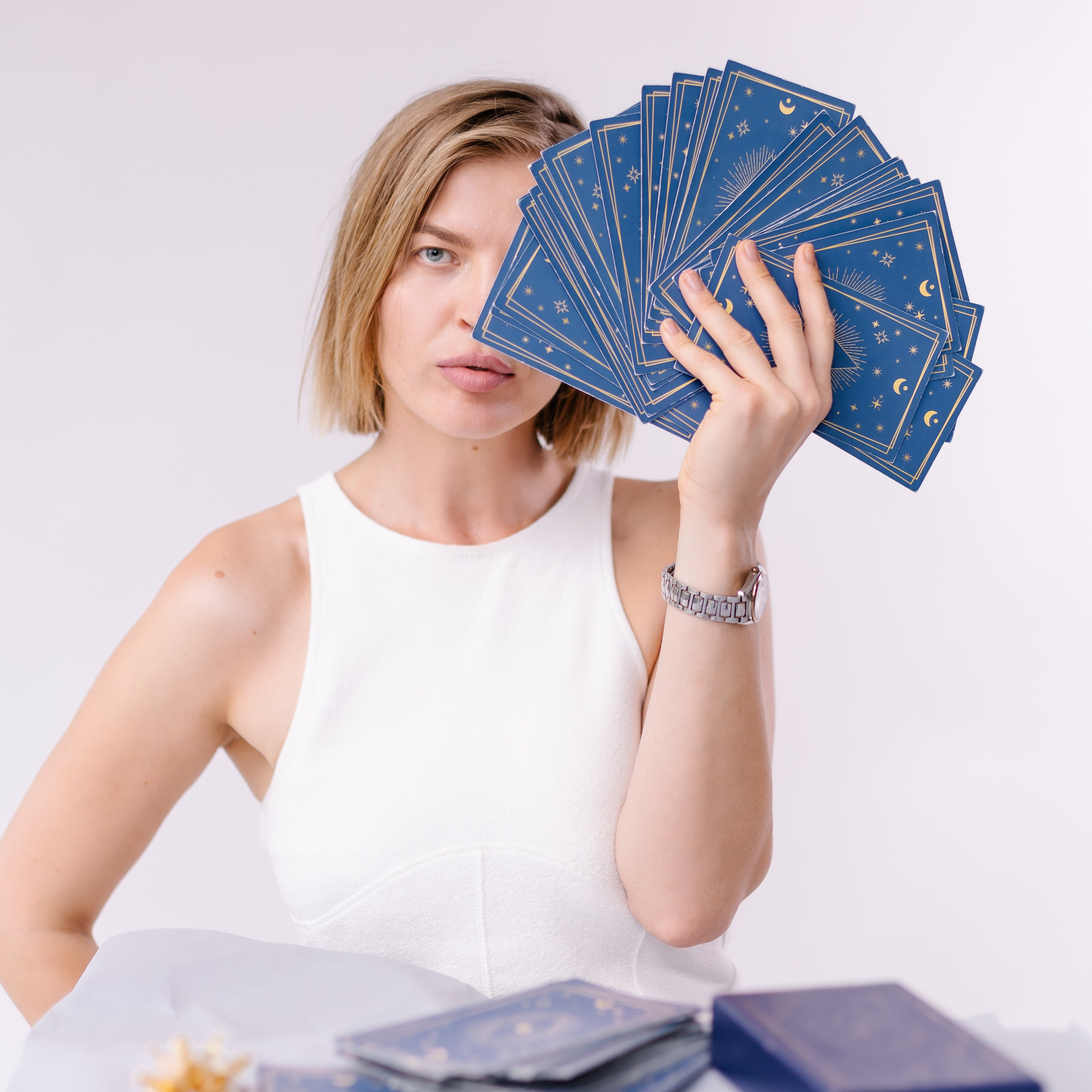 Portraitfotoshooting in meinem Mini-Studio in Ismaning. Fotografin in München Dasha Antipina