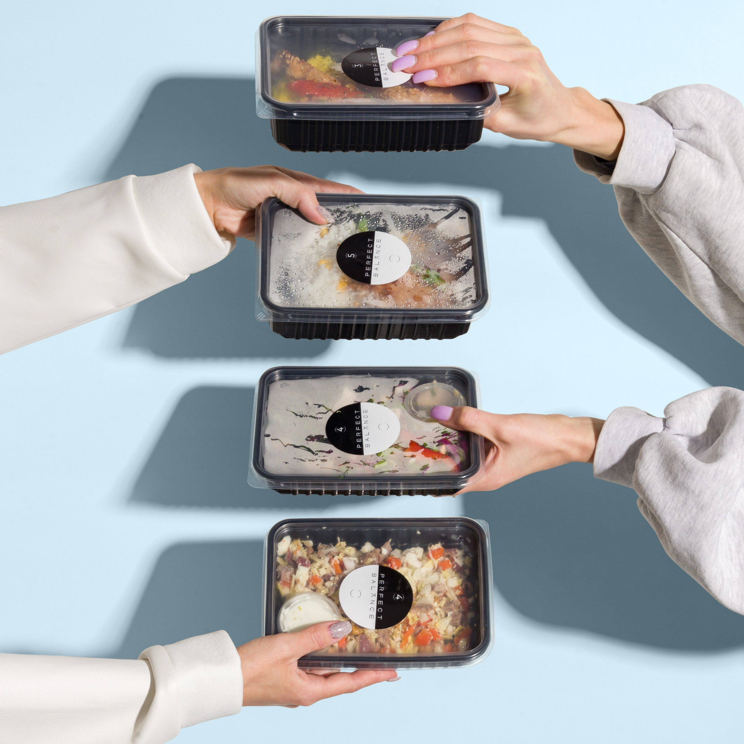 Контент съемка для: Perfect Balance — сбалансированная еда с доставкой на дом