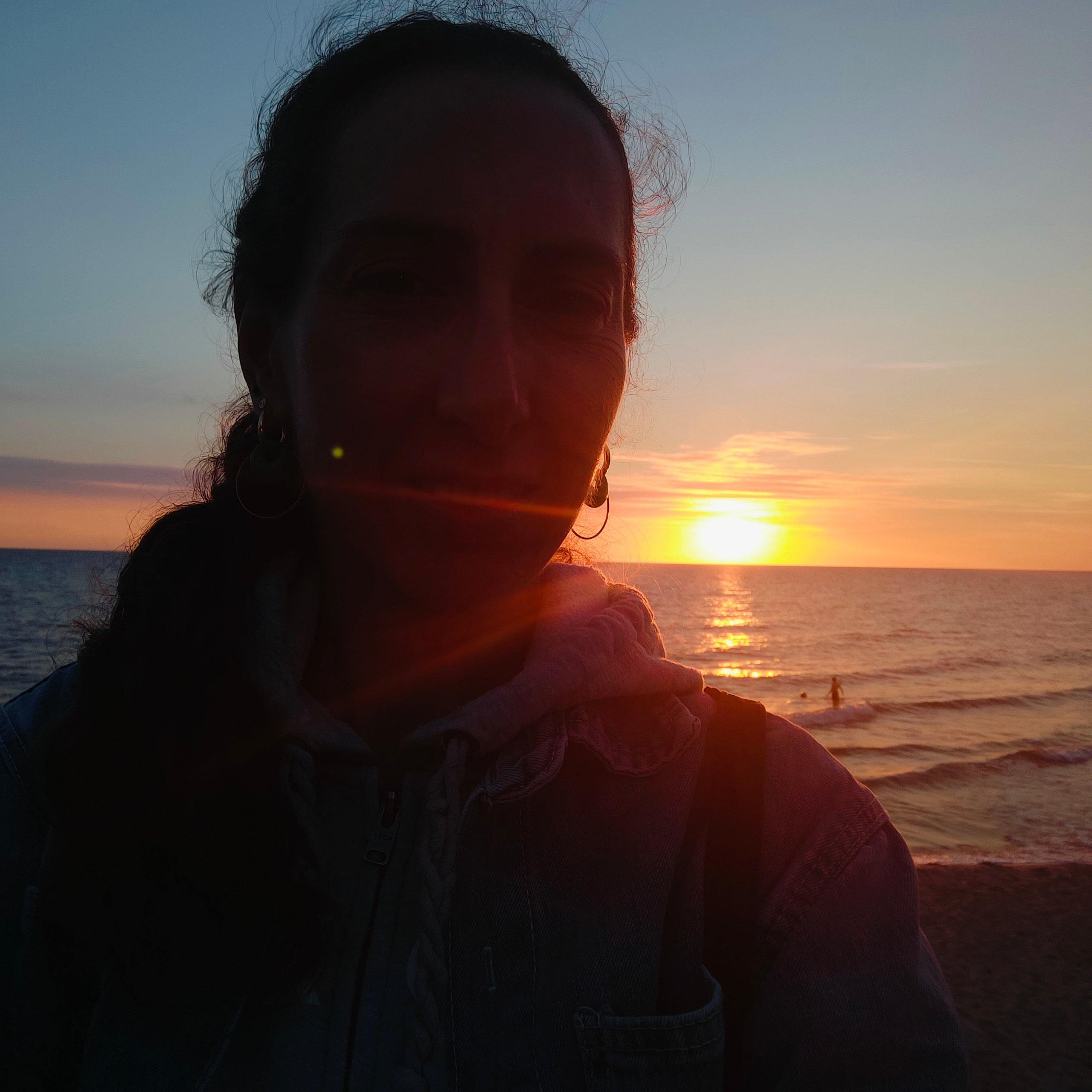 Пляжный отдых в Янтарном и закат в Зеленоградске. Фотограф-документалист Мария Осокина